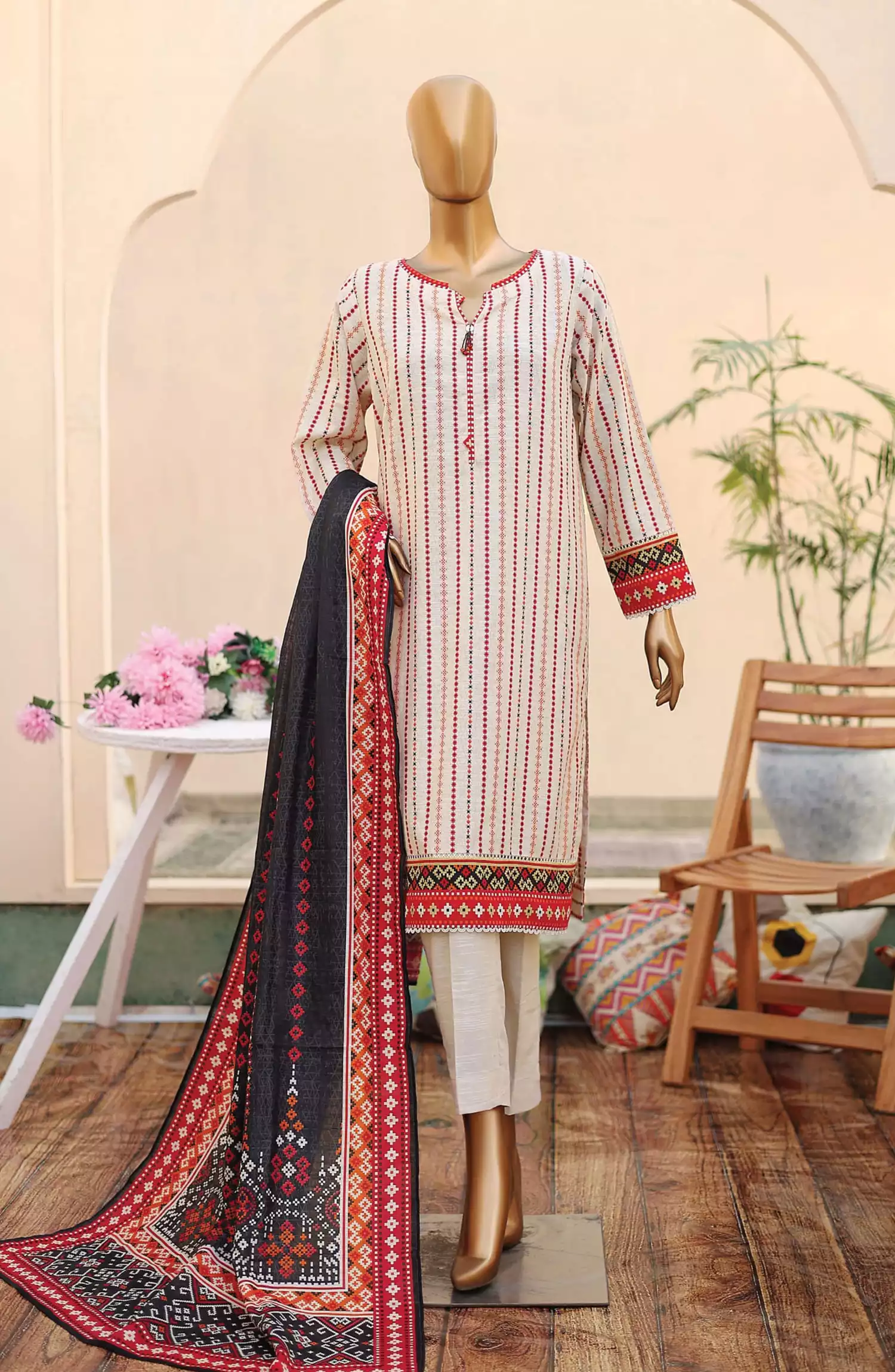 HZ Premium Khaddar Digital Printed Collection - PK 41