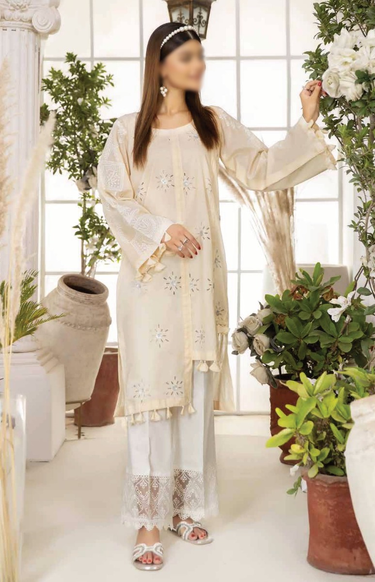 Plush Embroidered ChikanKari One Piece Lawn Kurti Collection PK 06