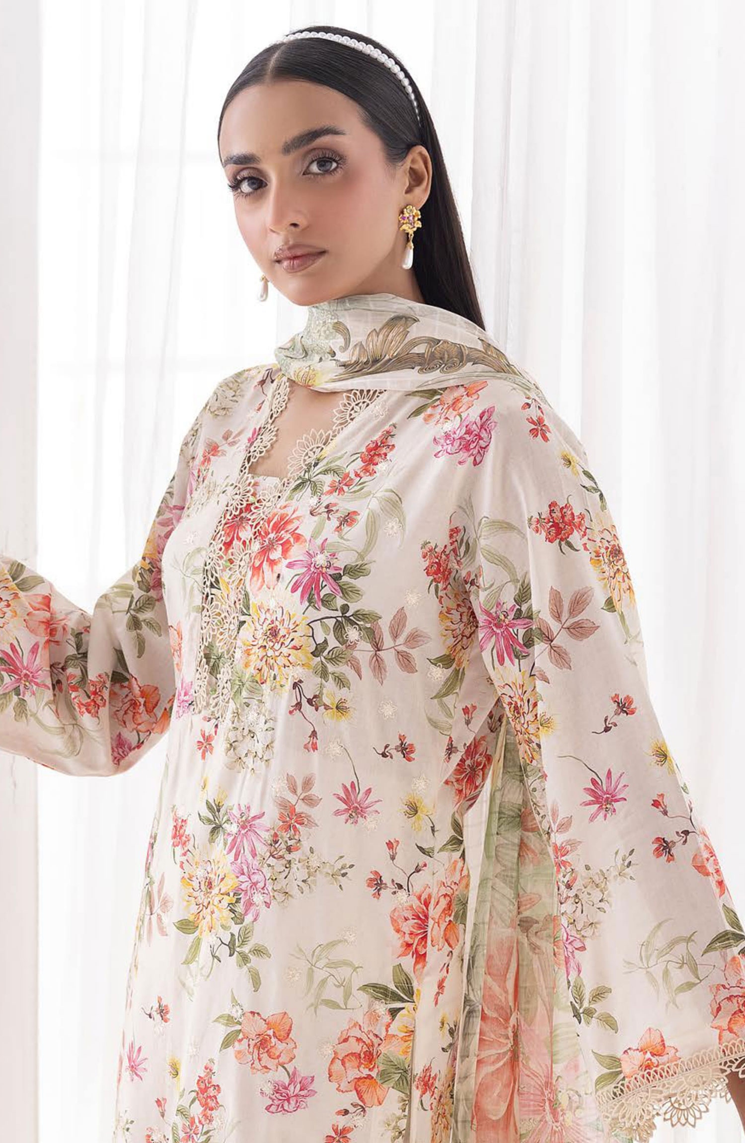 Printkari Embroidered and Unstitched Printed Collection By NUR Vol 03 - PN 20