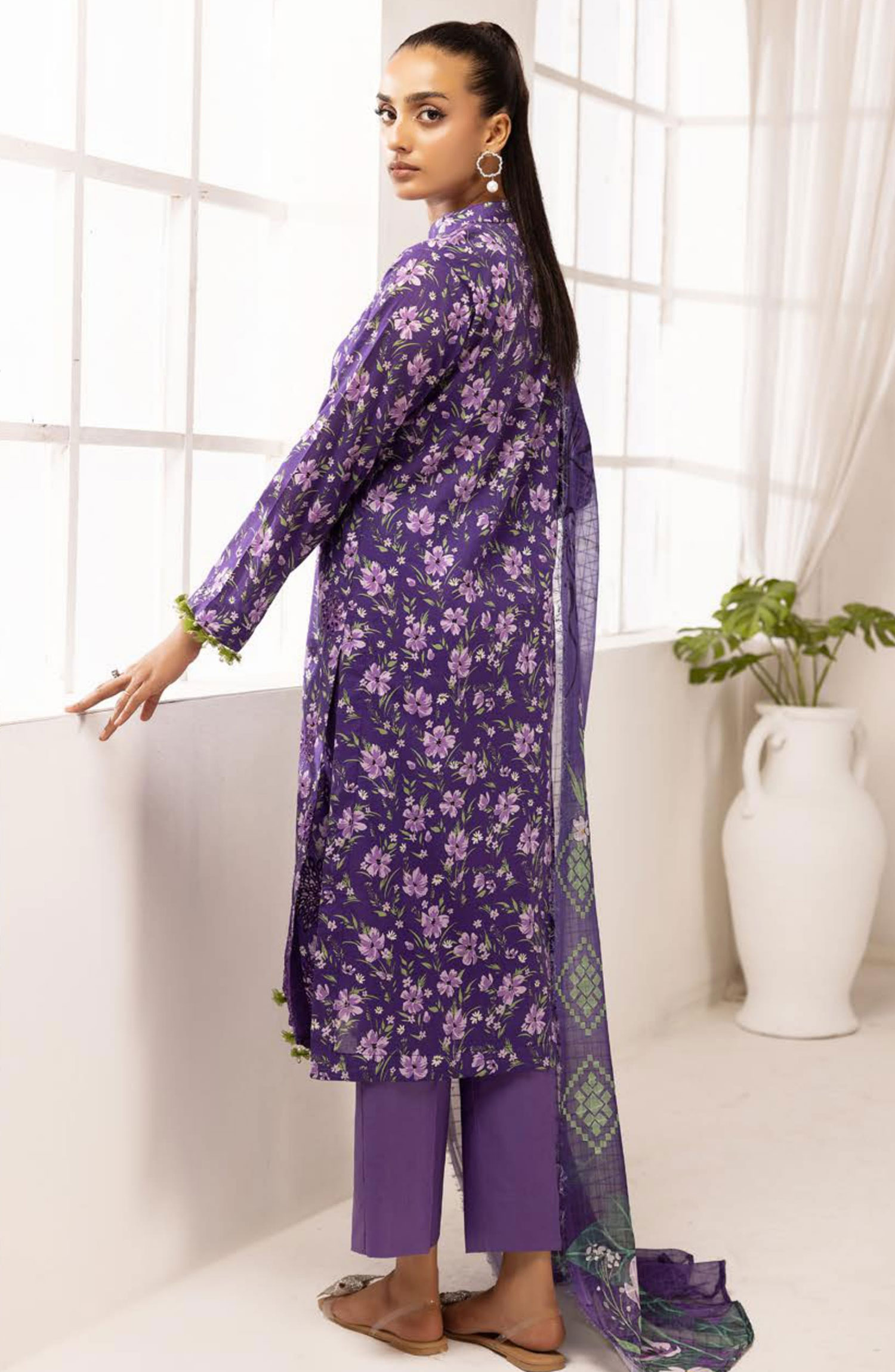 Printkari Embroidered and Unstitched Printed Collection By NUR Vol 03 - PN 25