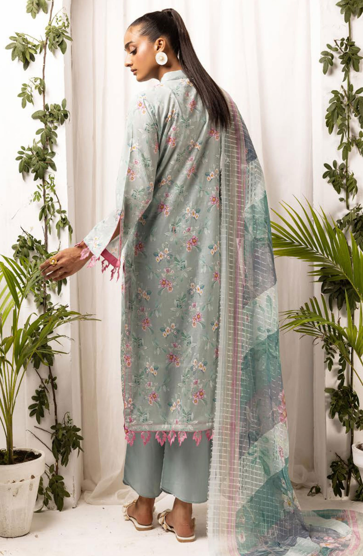 Printkari Embroidered and Unstitched Printed Collection By NUR Vol 03 - PN 28