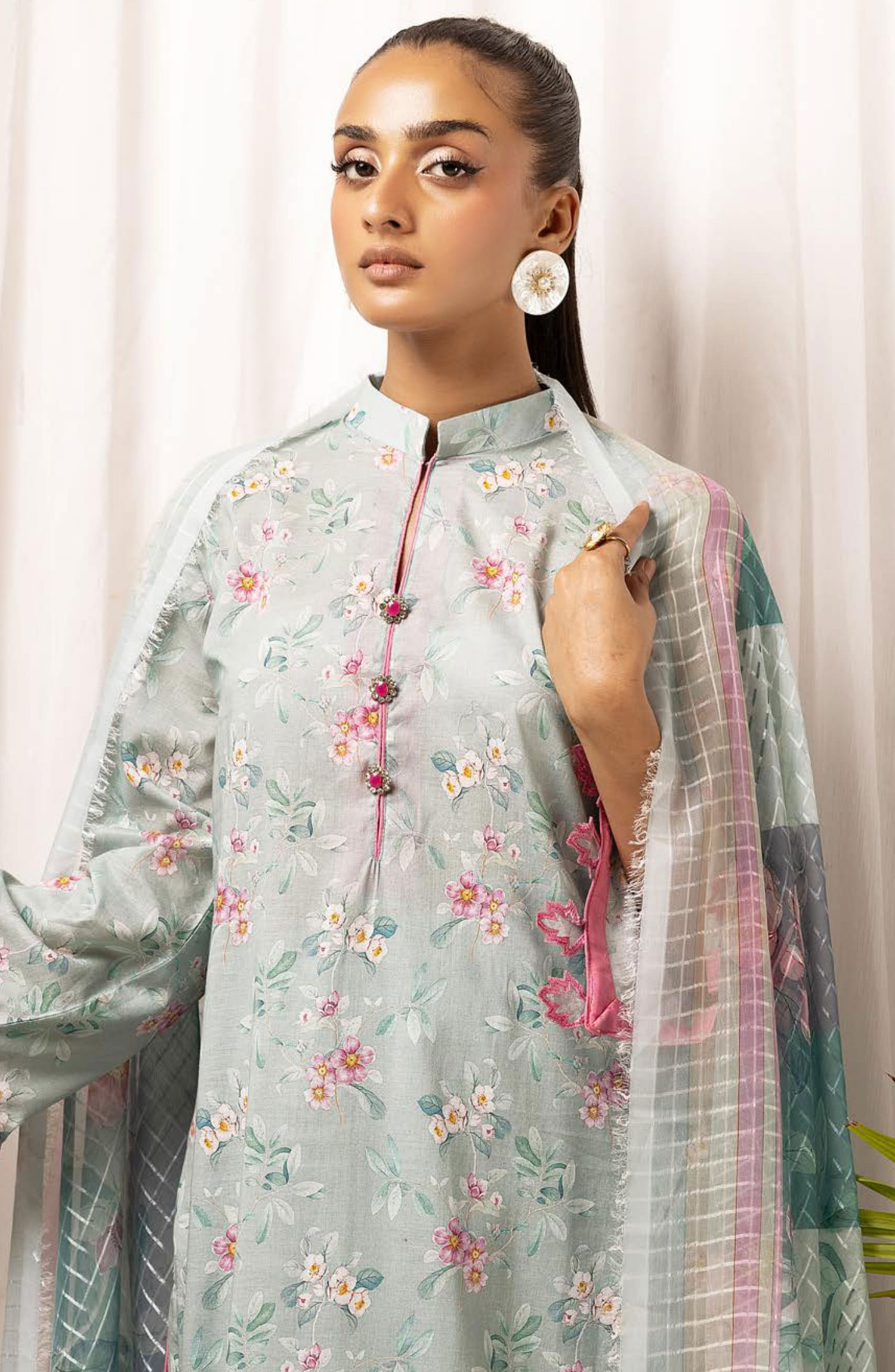 Printkari Embroidered and Unstitched Printed Collection By NUR Vol 03 - PN 28