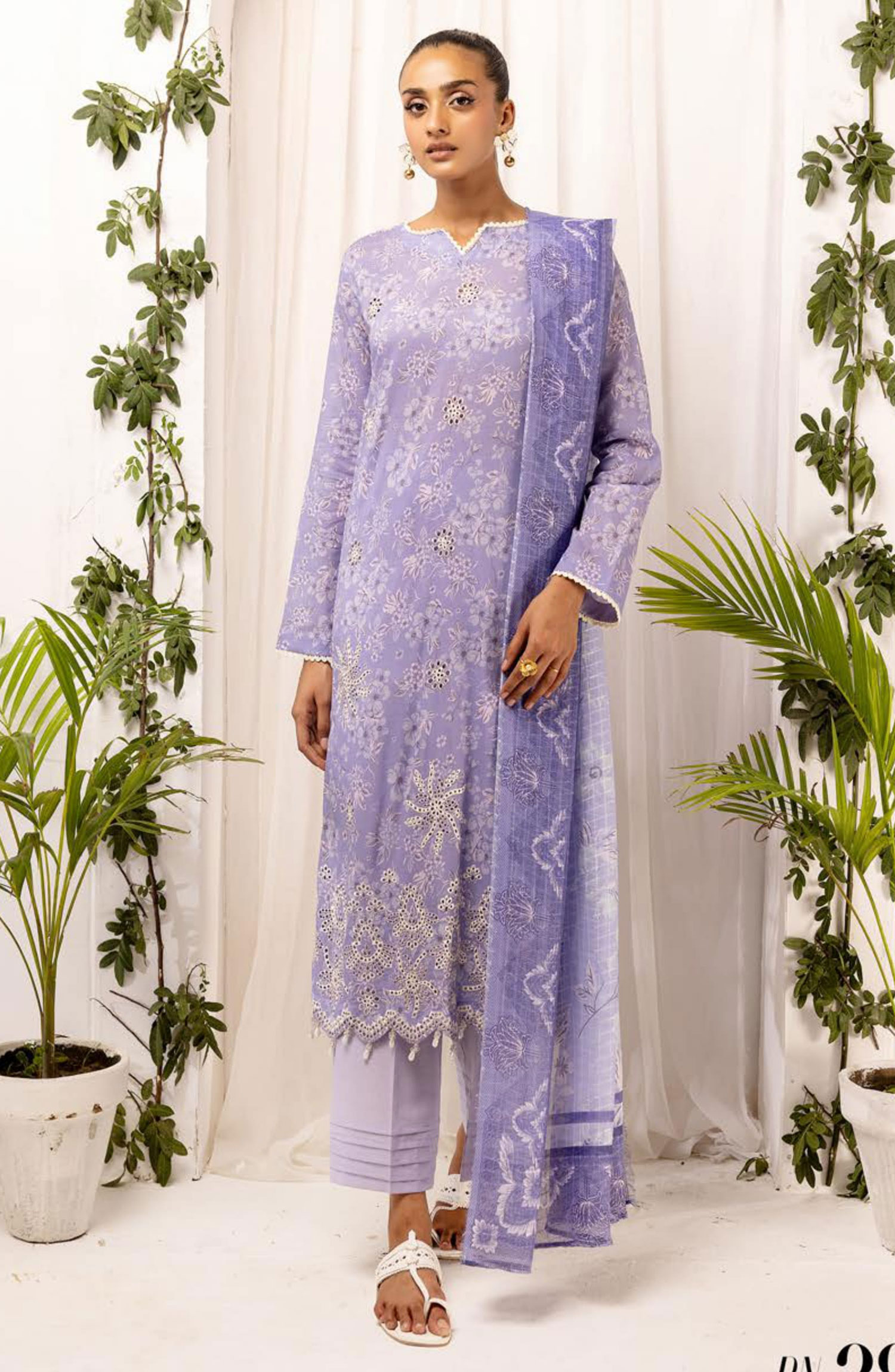 Printkari Embroidered and Unstitched Printed Collection By NUR Vol 03 - PN 29