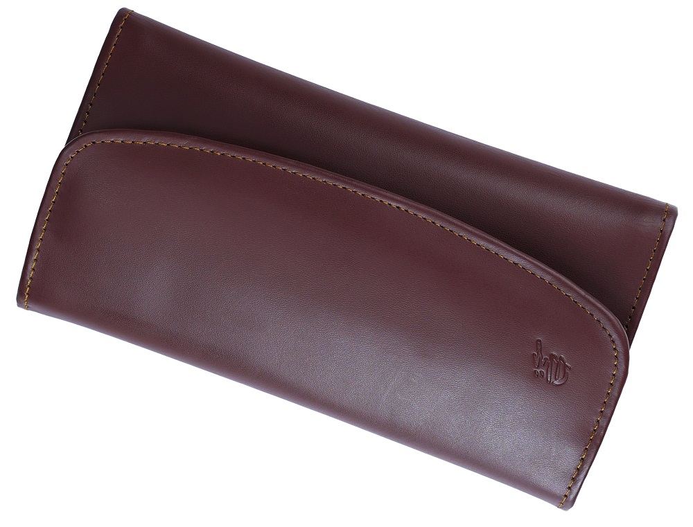 Women Essential Everyday Leather Clutch Wallet ROUND BURGUNDY