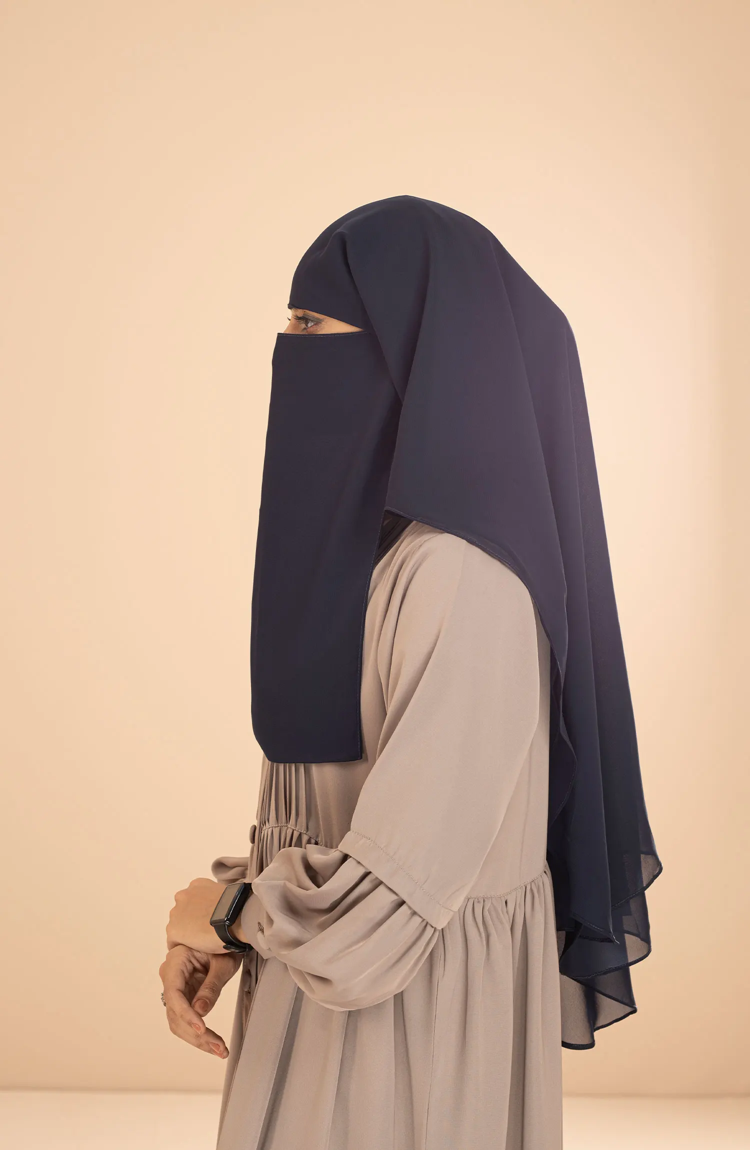 Black Camels Qamasha Hijab Collection - QH - 10