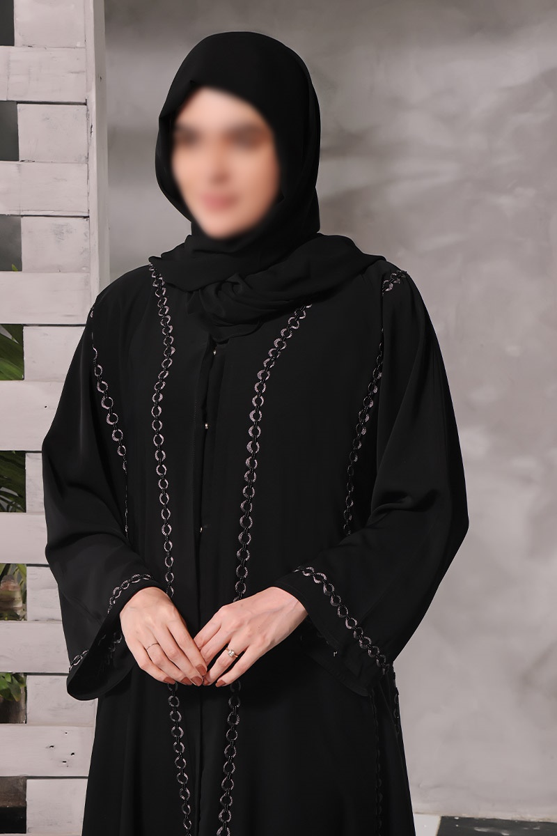 Nayab Abaya Collection Vol 22 by Amna khadija - Queen Black