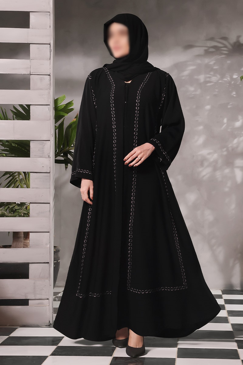 Nayab Abaya Collection Vol 22 by Amna khadija - Queen Black