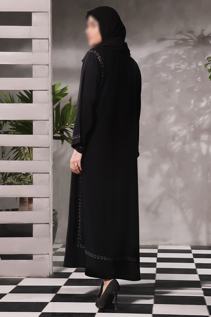 Nayab Abaya Collection Vol 22 by Amna khadija - Queen Black