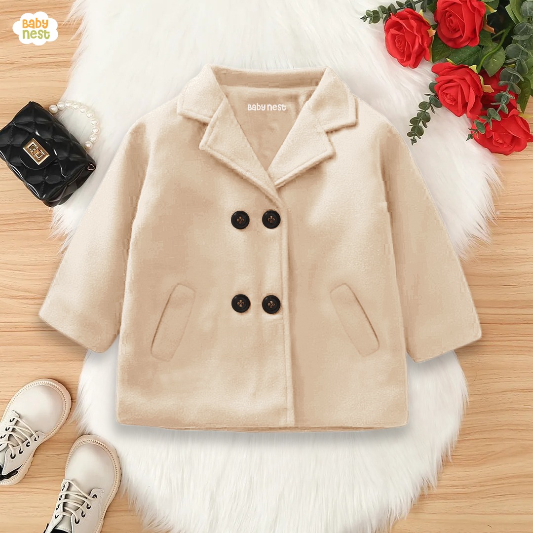 Fleece Coat – Beige