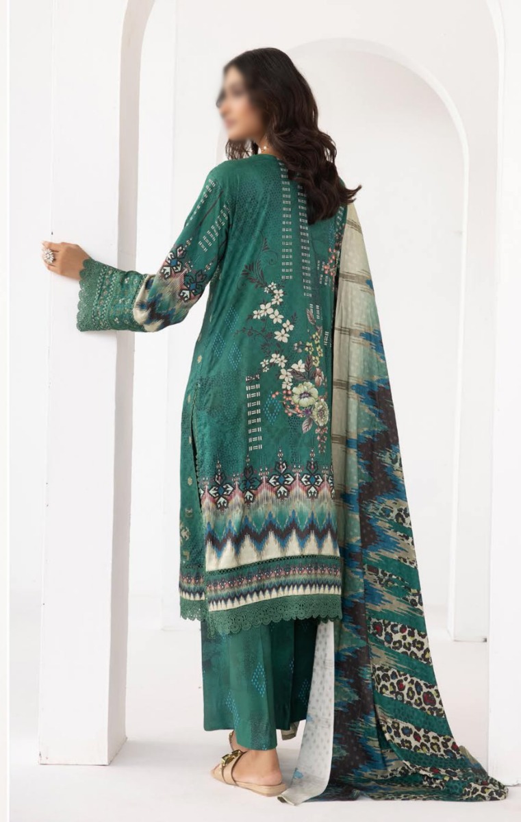 Rang Barang Embroidered and Printed Slub Collection - RB 04