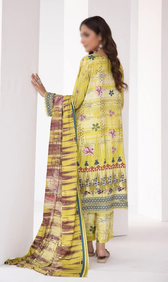 Rang Barang Embroidered and Printed Slub Collection - RB 05