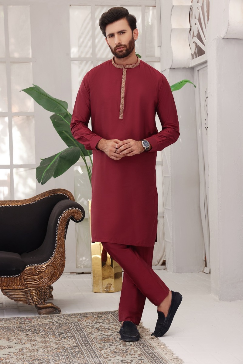 TGM Fancy Shalwar Kameez Red Beast