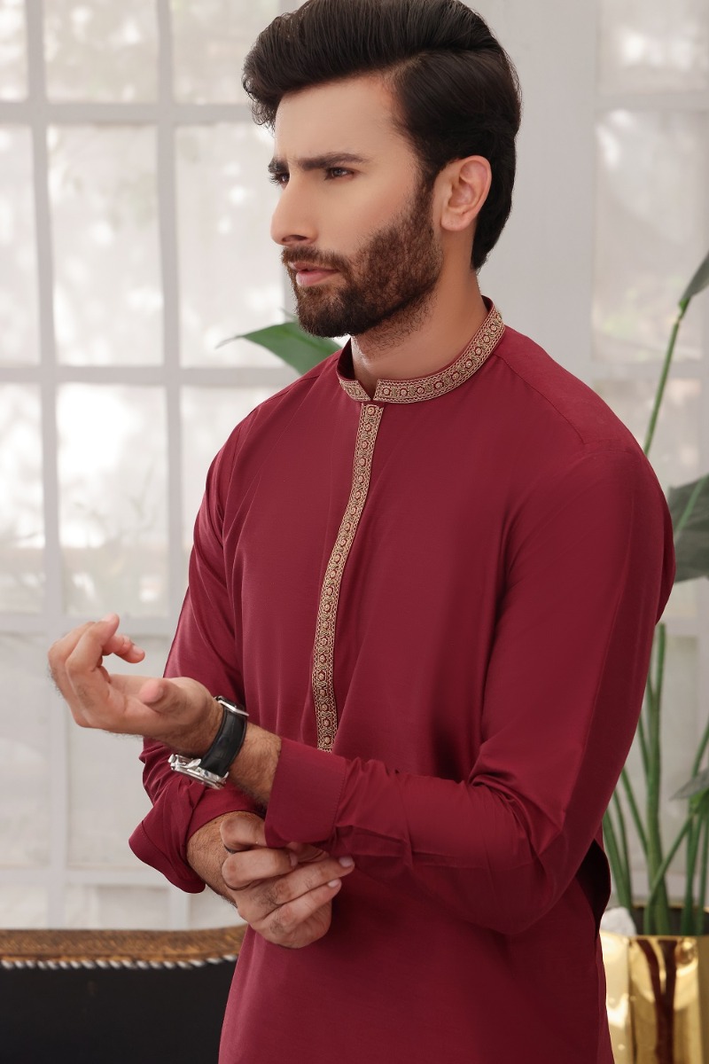 TGM Fancy Shalwar Kameez Red Beast