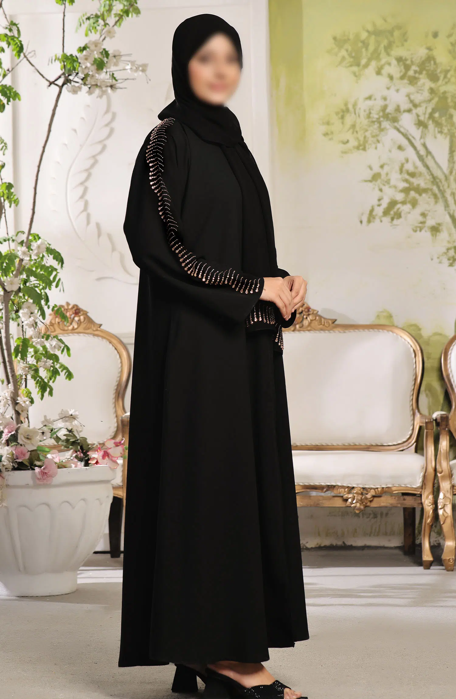 Nayab Abaya Collection By TGM Vol 25 - Rehana