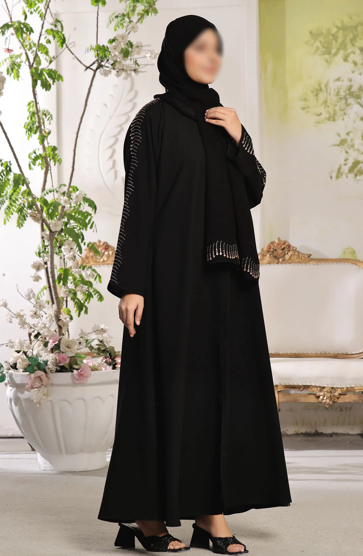 Nayab Abaya Collection By TGM Vol 25 - Rehana