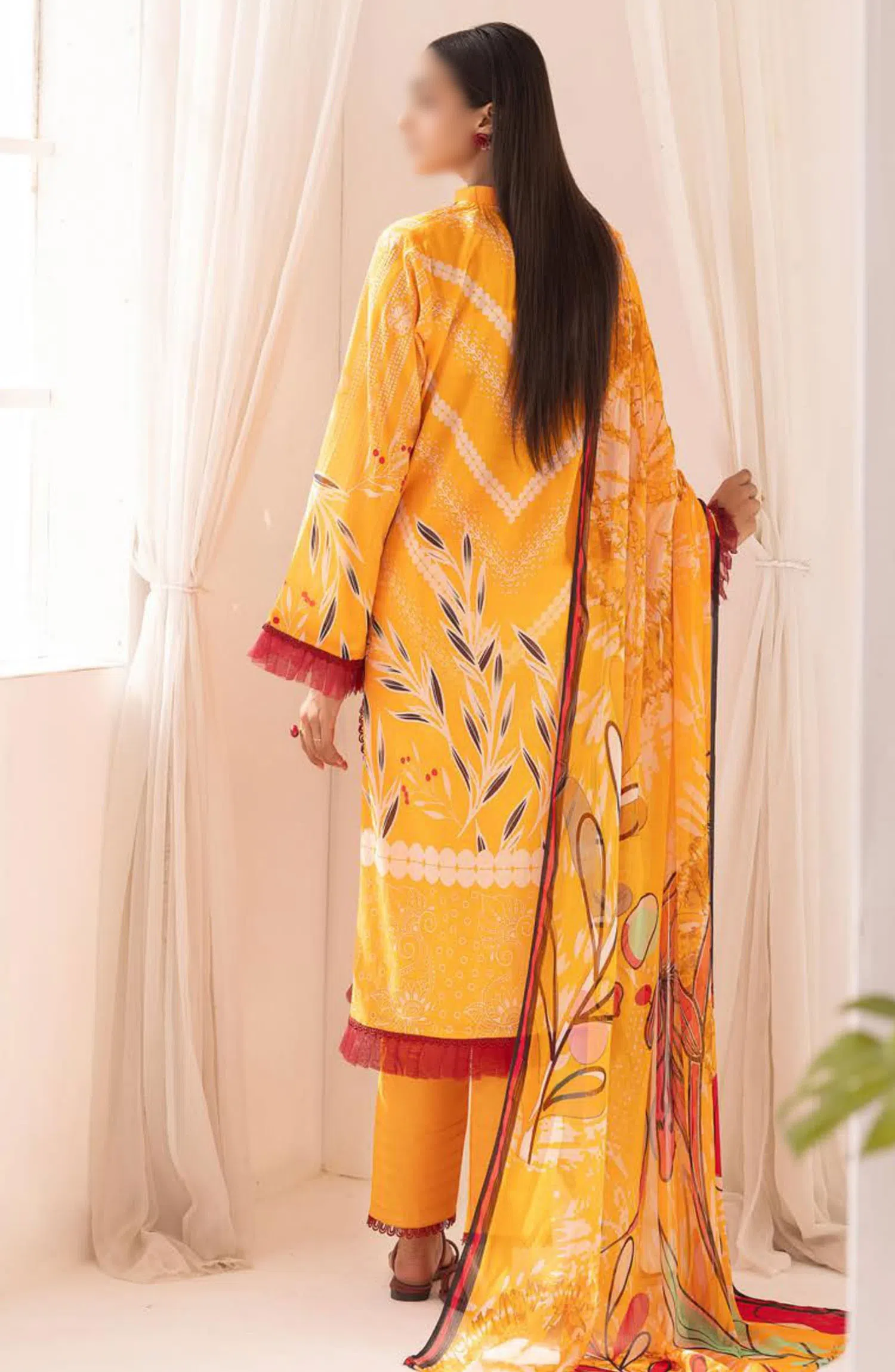 Rang Nagar Embroidered and Printed Lawn Collection By NUR - RN-304