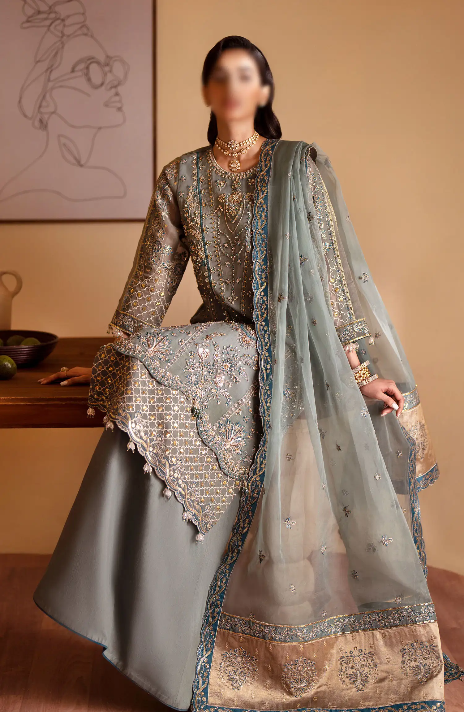 Romansiyyah Luxury Formals By Emaan Adeel - Roheen