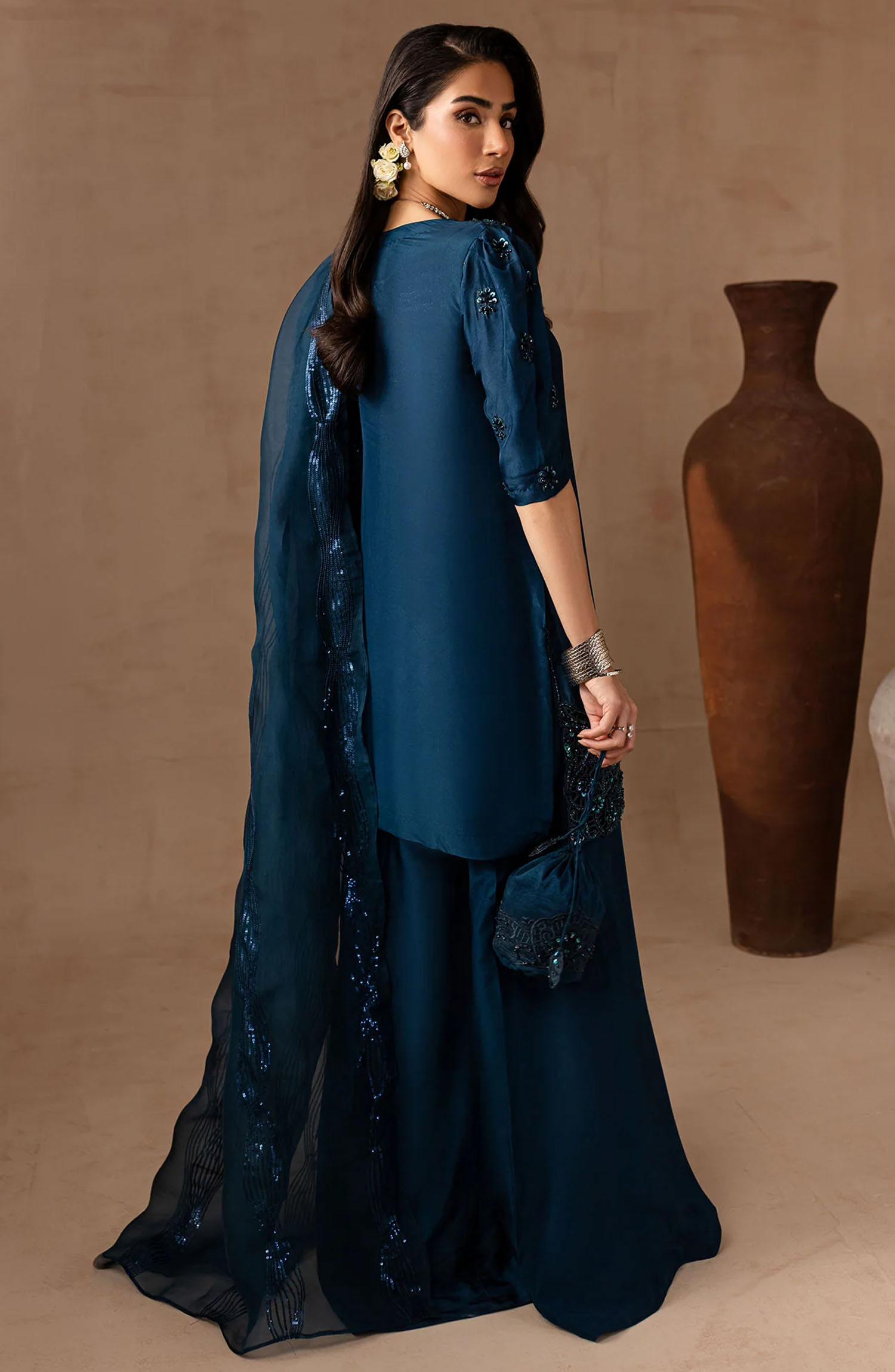 Noir Bliss Festive Collection By Maria Osama Khan - Royal Sapphire