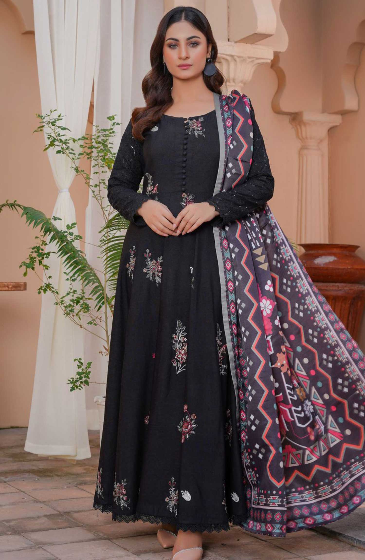 Thread & Weaves 3 PC - Embroidered Karandi Pret Collection RTWKR24106