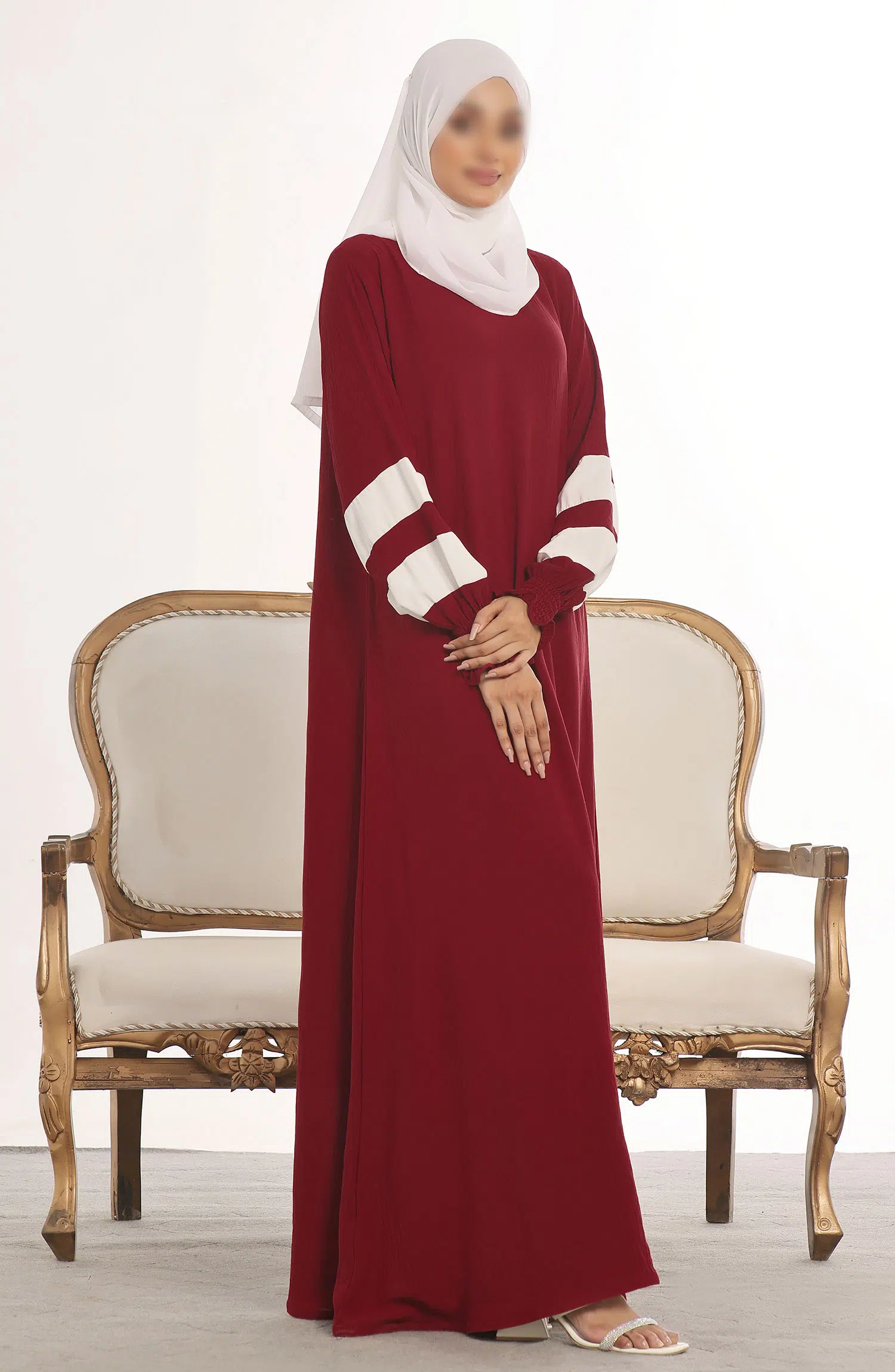 Nayab Abaya Collection By TGM Vol 25 - Ruby Rose