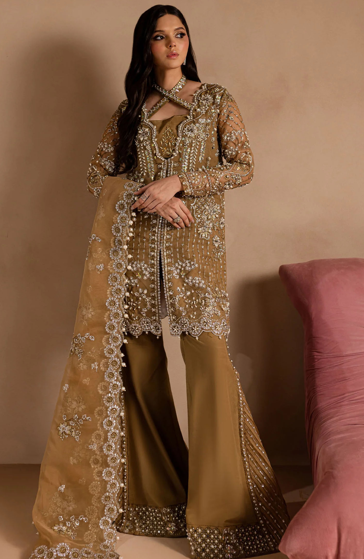 Lamhay Wedding Festive Collection By Maria Osama Khan - Sabahat