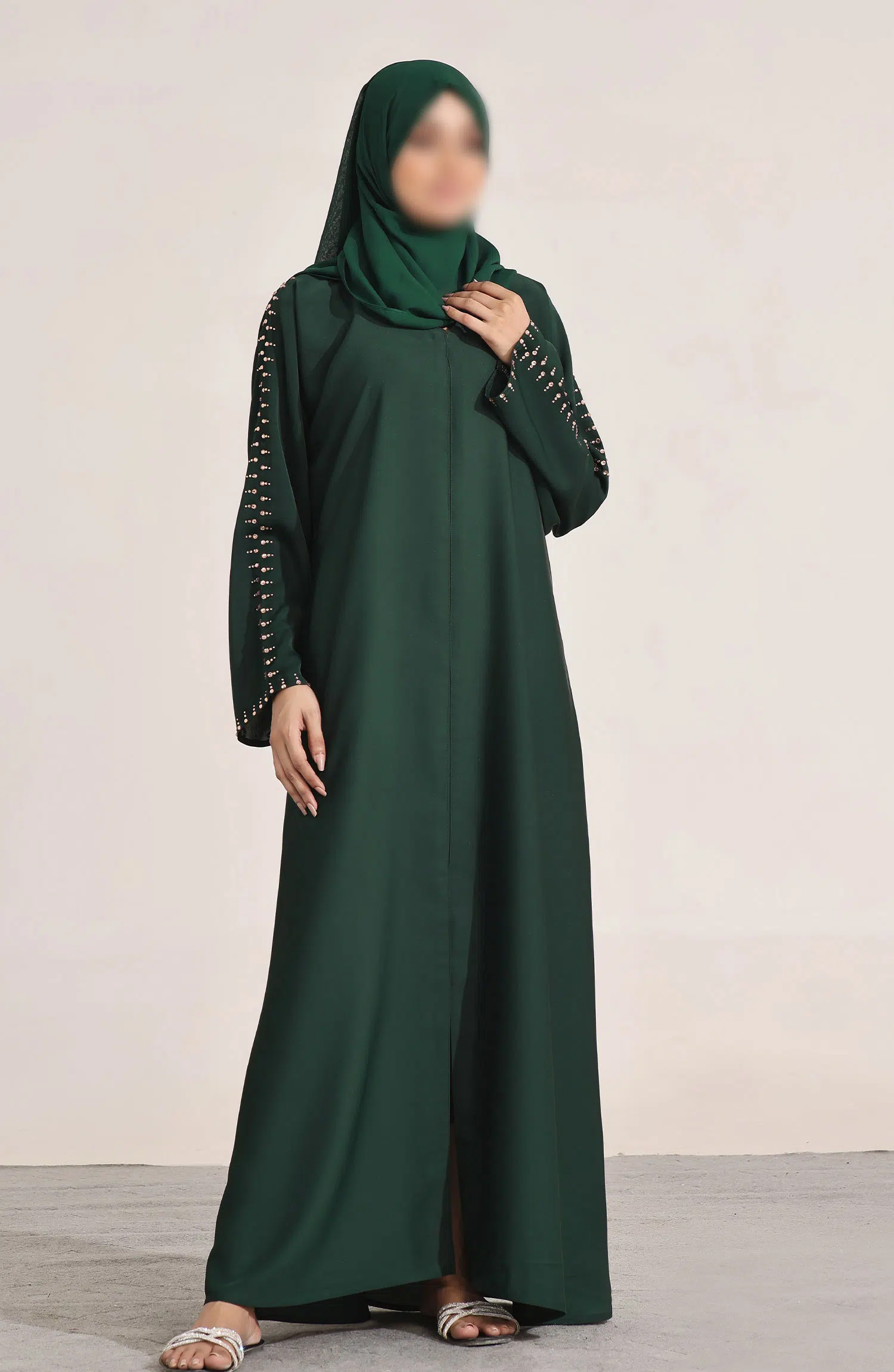 Nayab Abaya Collection By TGM Vol 25 - Sage Willow