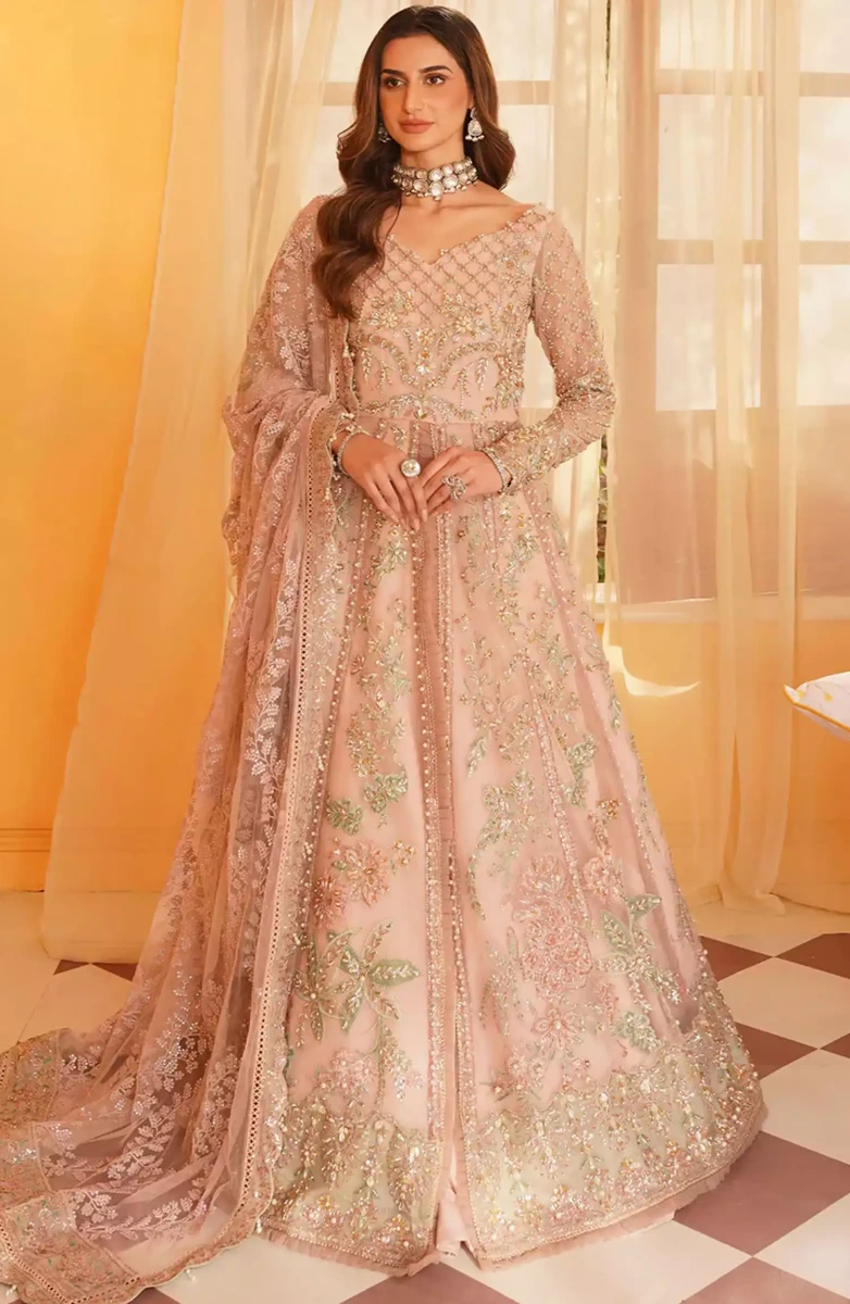 Mehak Yaqoob Serene Luxury Collection Vol 03-SALMON PINK