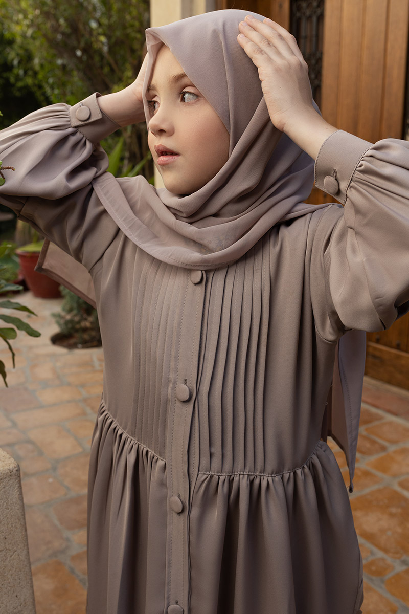 Black Camel Kids Abaya Collection 2023 - Sama Abaya (kids) 