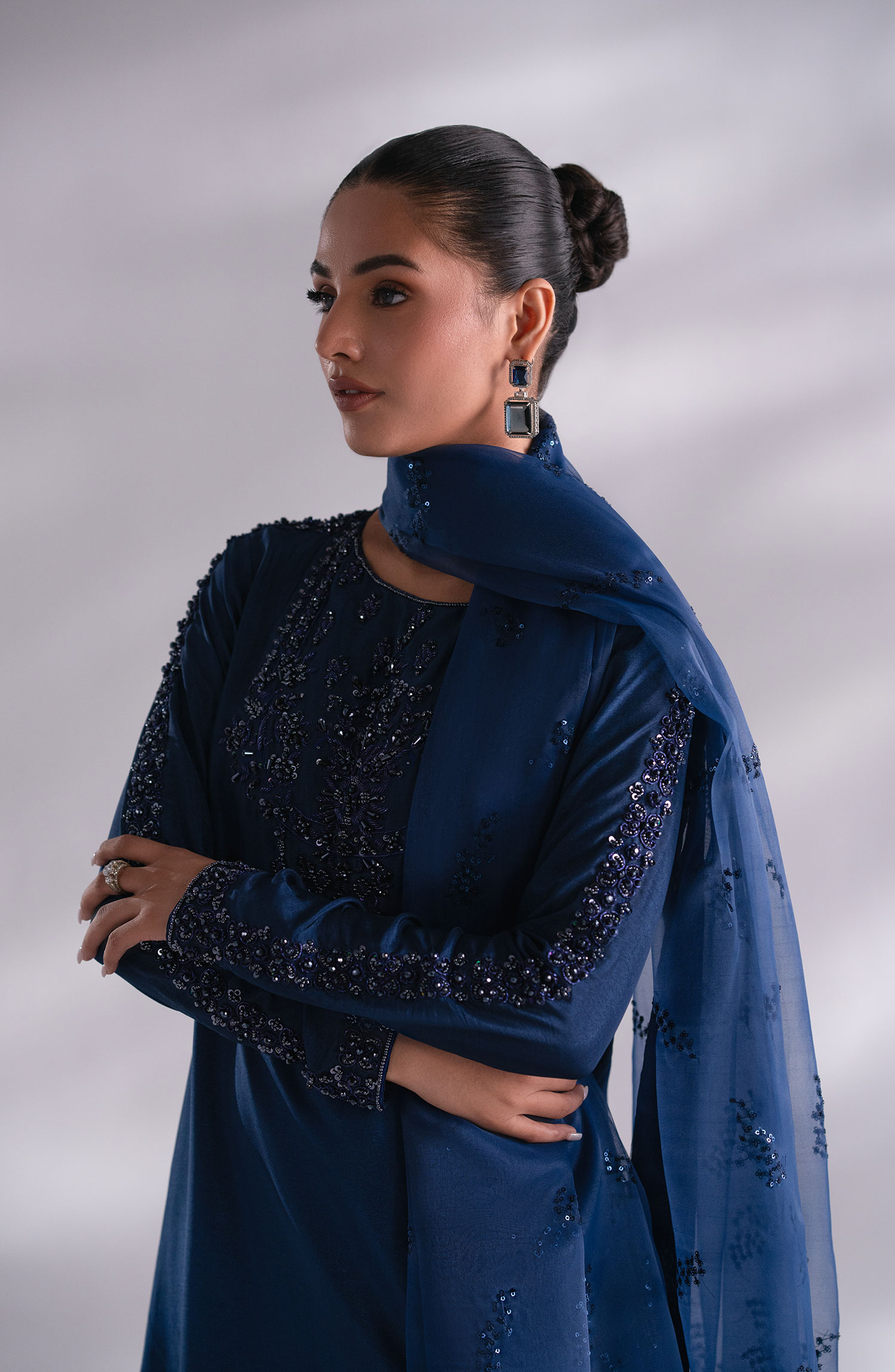 Mehak Yaqoob Enchante The Luxe Edit Collection - Sapphire