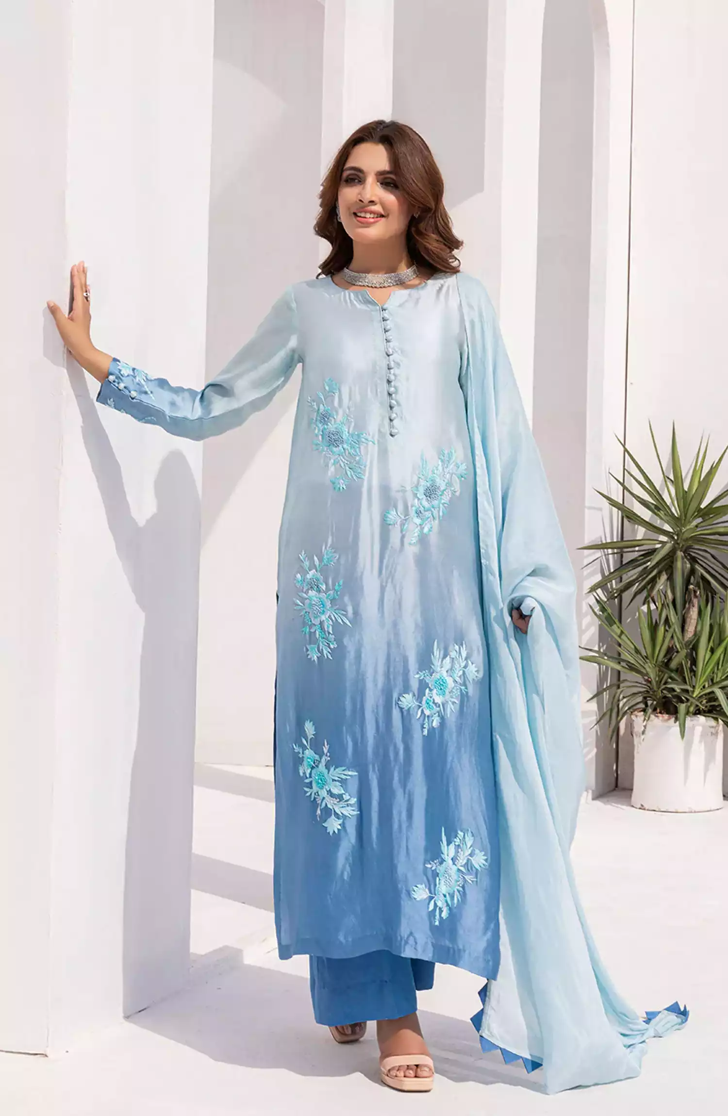 Eden Festive Pret Collection Grandeur by Saima Abaidullah - GBSA-Sapphire