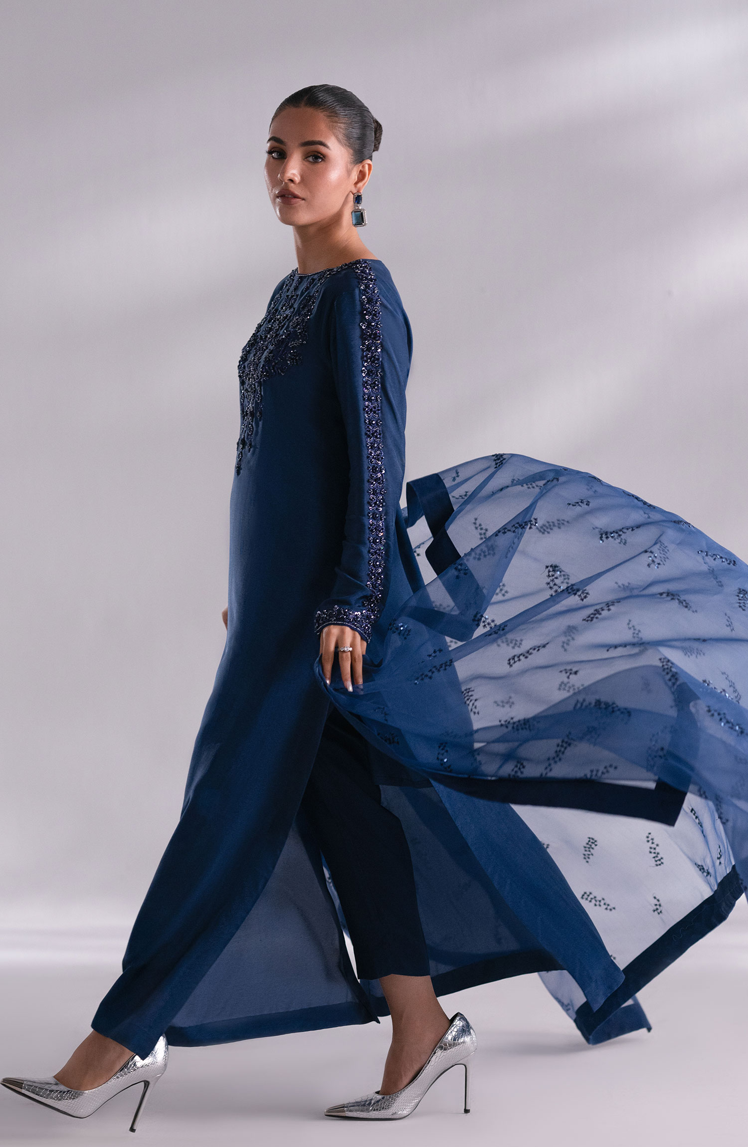 Mehak Yaqoob Enchante The Luxe Edit Collection - Sapphire