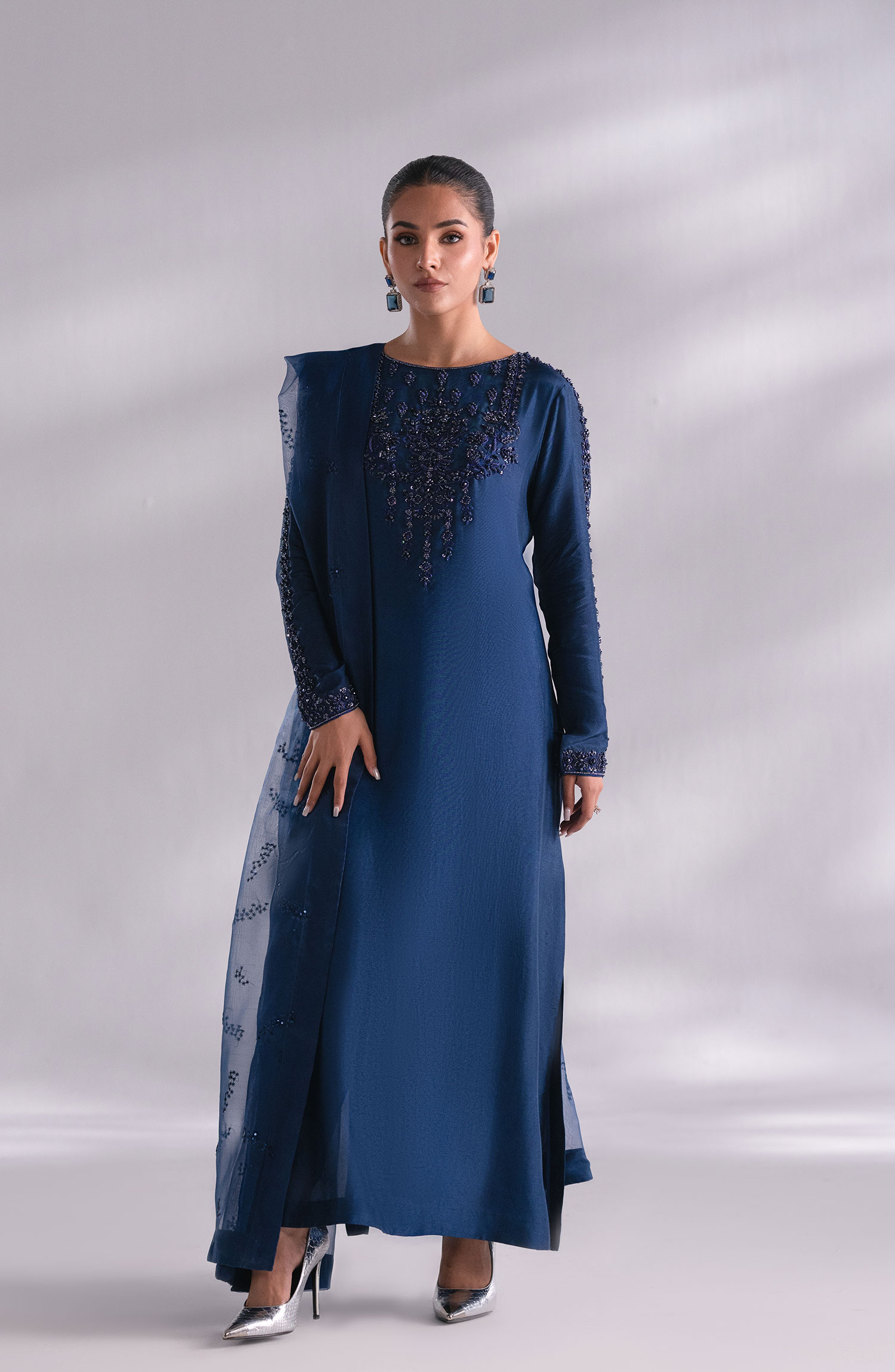 Mehak Yaqoob Enchante The Luxe Edit Collection - Sapphire