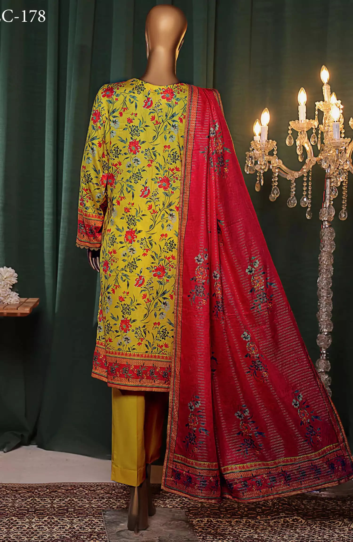 HZ Satranga Embroidered Collection-SEC-178