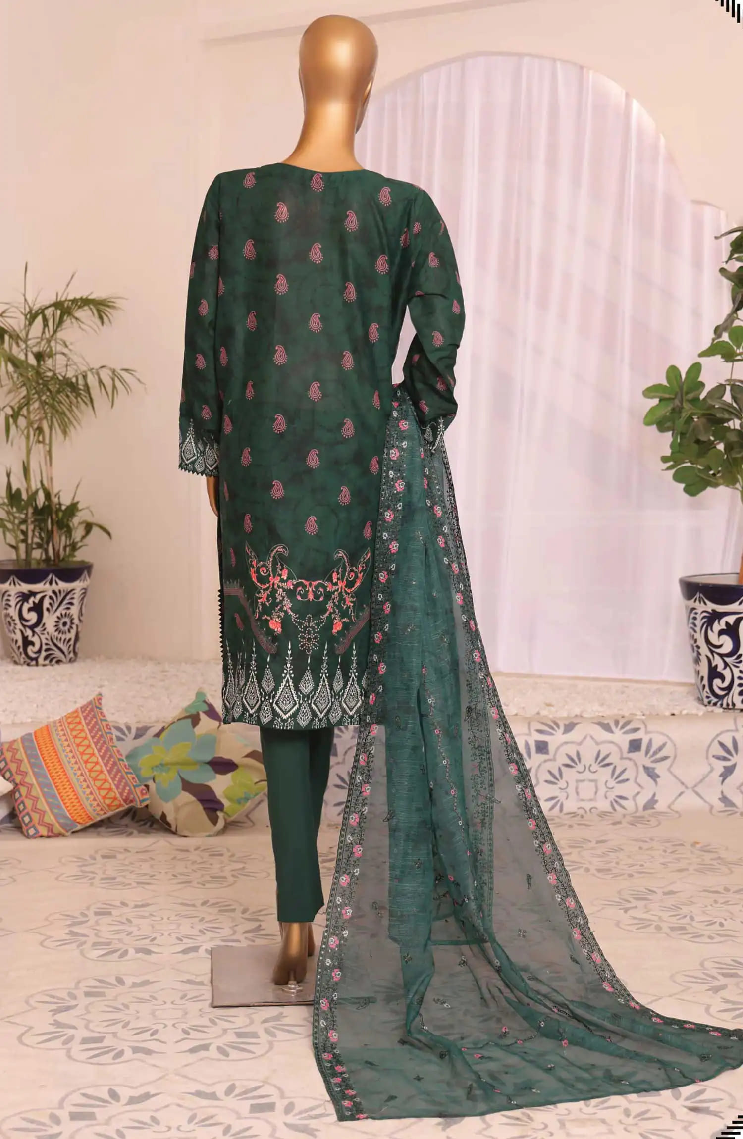 HZ Satranga Embroidered Collection Vol 02 - SEC 948