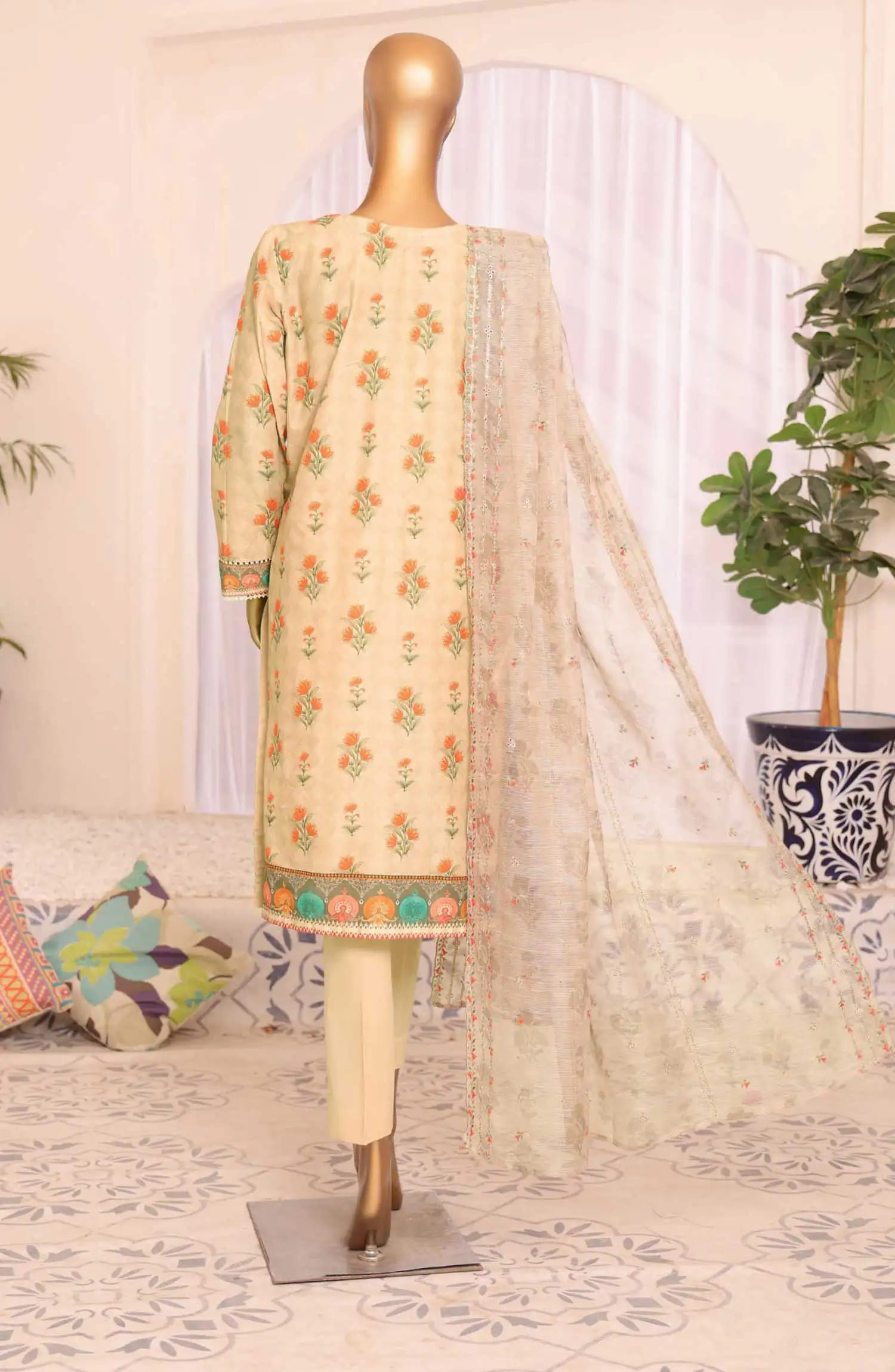 HZ Satranga Embroidered Collection Vol 02 - SEC 952