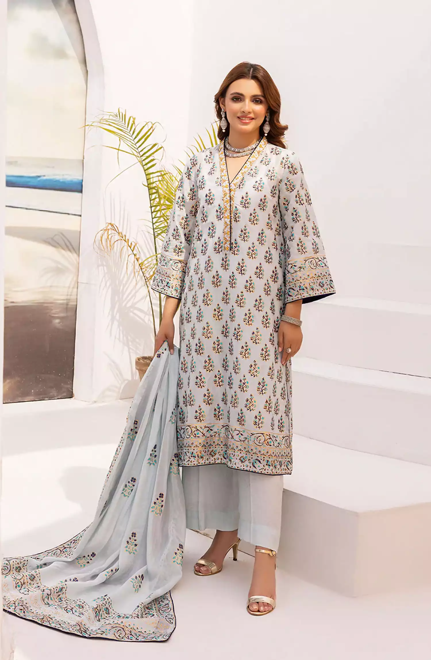 Eden Festive Pret Collection Grandeur by Saima Abaidullah - GBSA-Serene