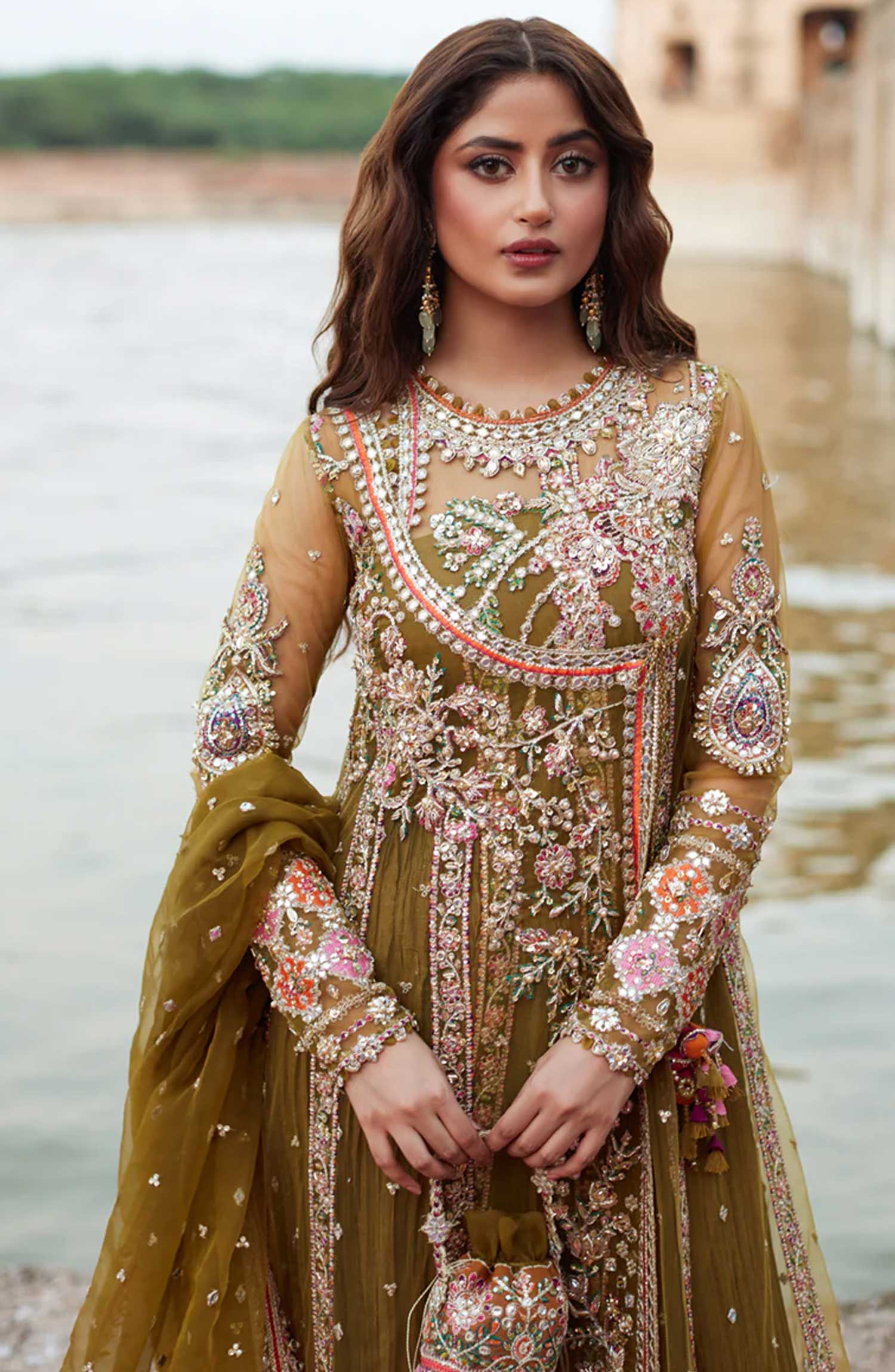 Qalamkar Shaadmani Luxury Formals Unstitched Collection 2024 - SH 01 Rameesha