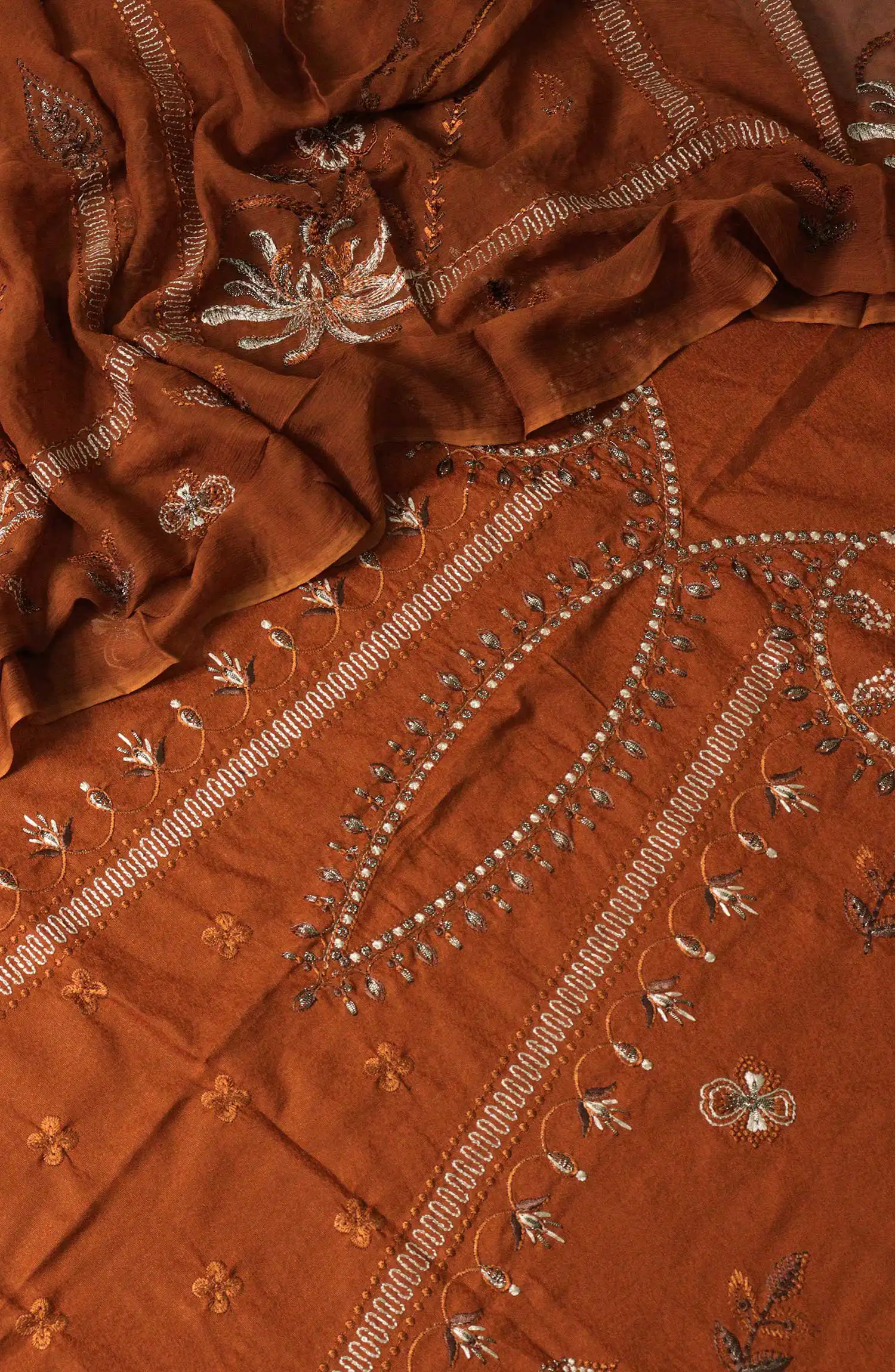 Exclusive Embroidered Karandi Collection by Marjjan - SKC 102 A