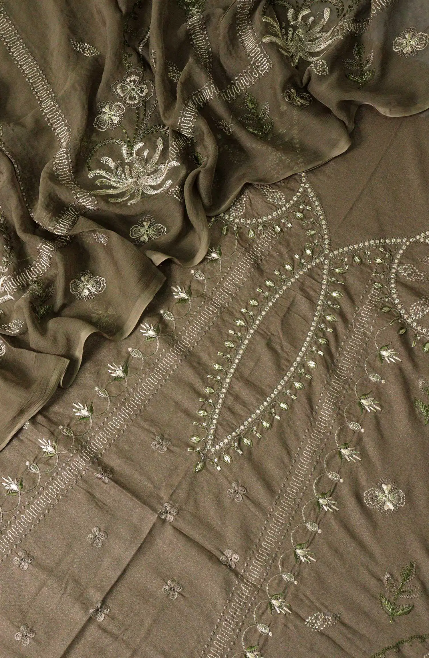 Exclusive Embroidered Karandi Collection by Marjjan - SKC 102 C