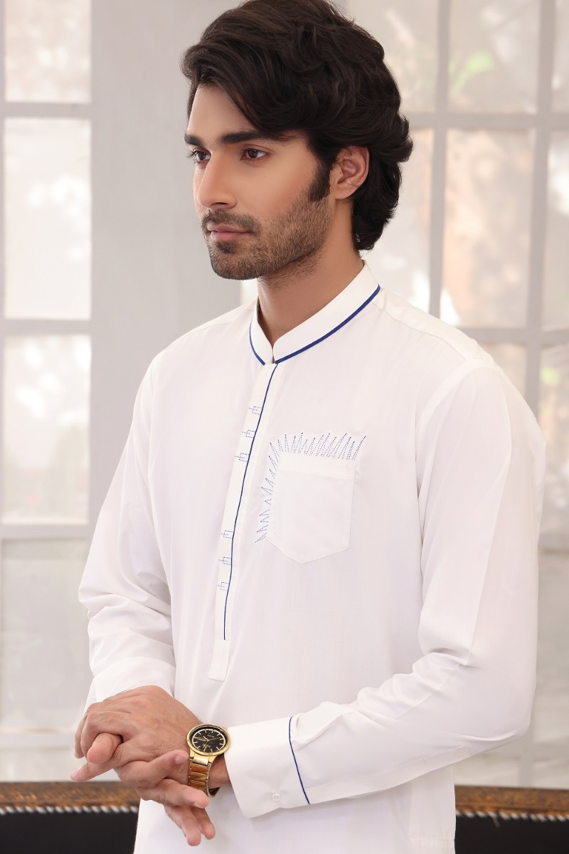 TGM Fancy Shalwar Kameez Snow Drift