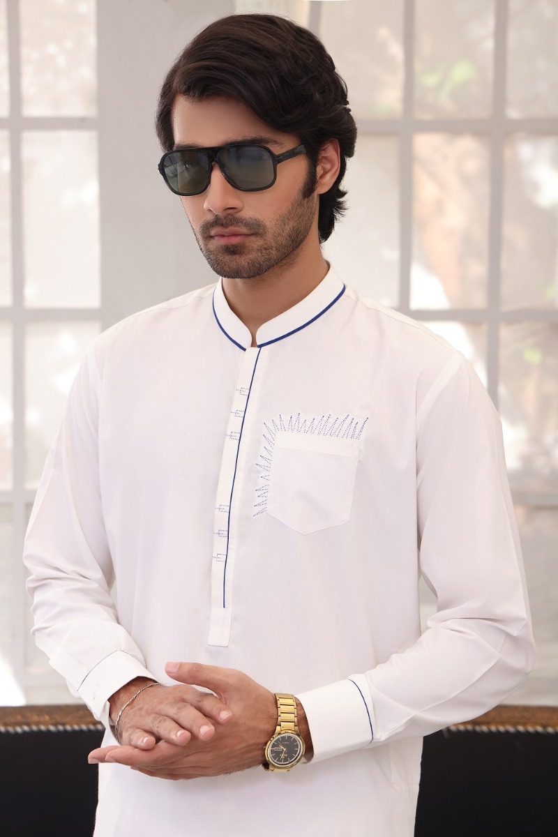 TGM Fancy Shalwar Kameez Snow Drift