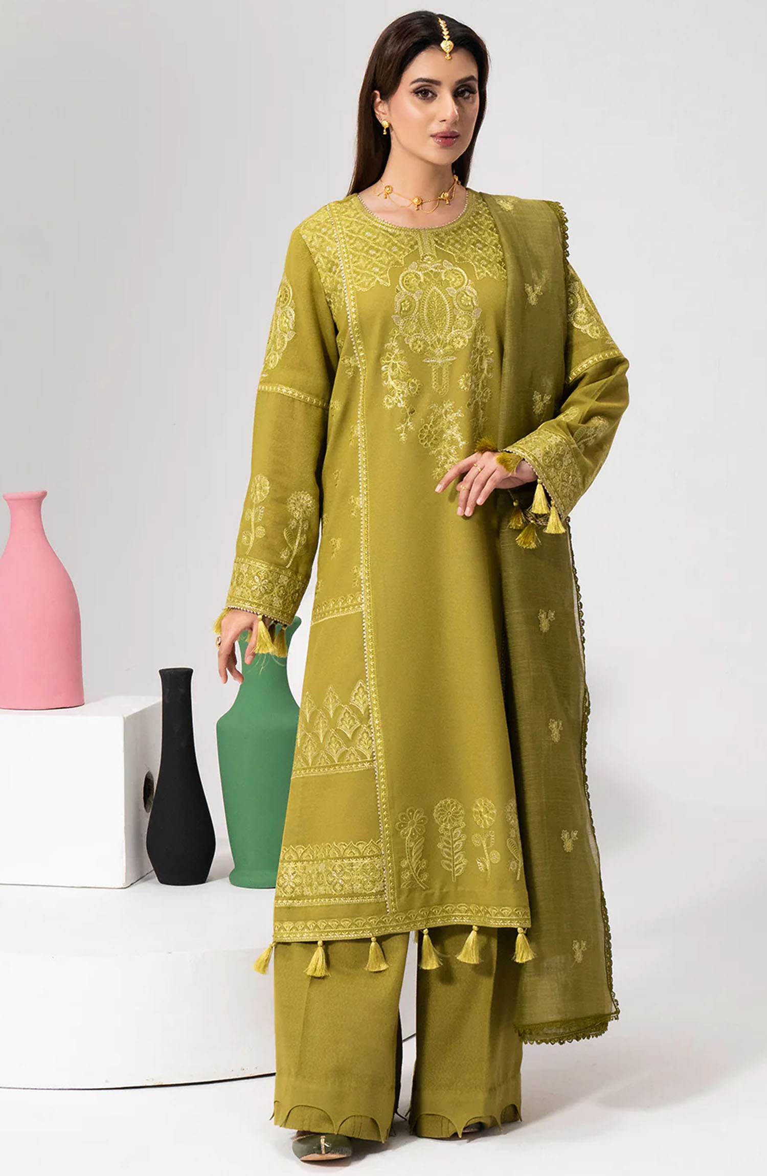 Luminaa Luxury Winter Collection By Saad Shaikh - Sorbet