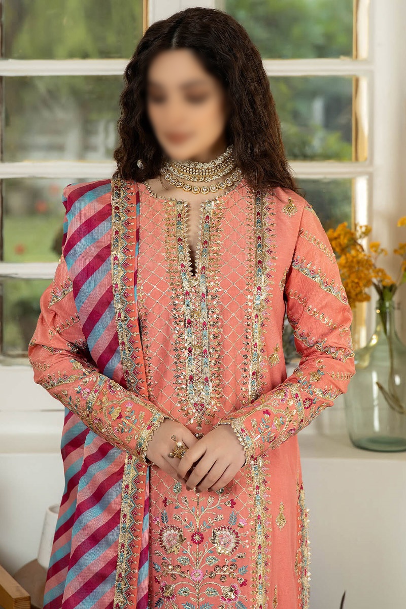 Jahanara Serene Raw Silk Collection 2023 - SRS-01 Mahjabeen