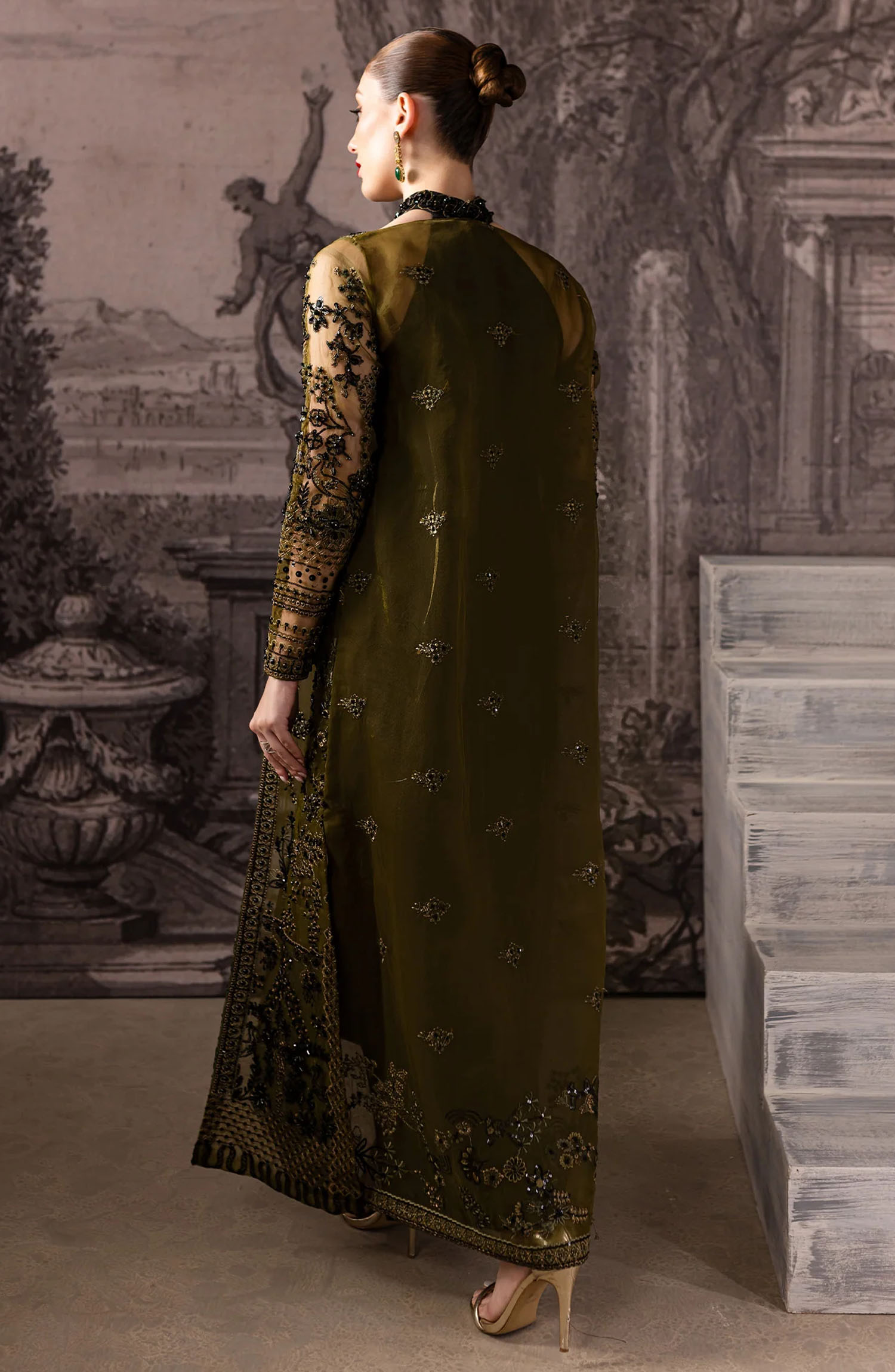 Mystara Wedding Festive Luxury Collection By Maria Osama Khan - Storm