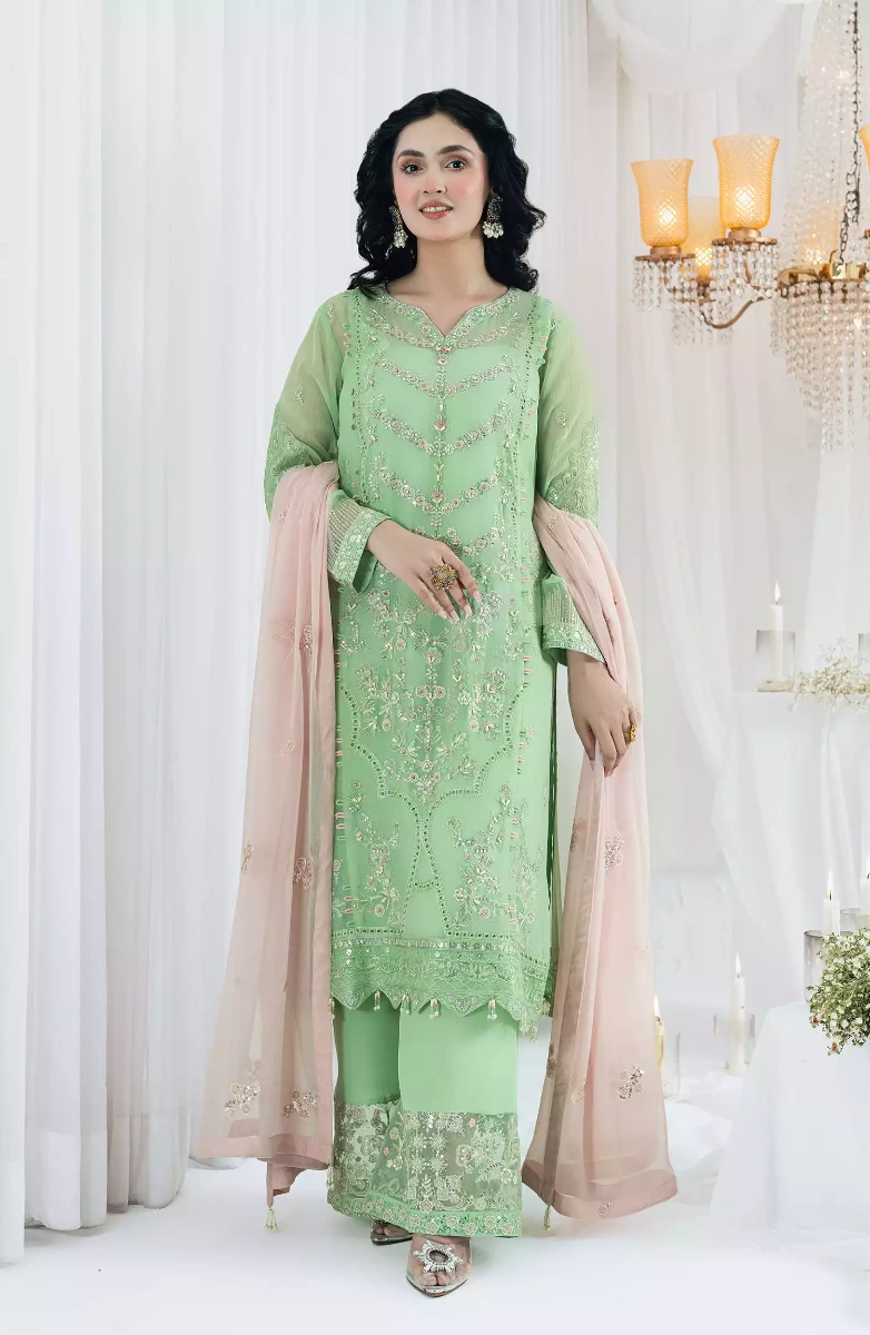 Maahi Unstitched Chiffon Collection By Shamooz -  SU-110 ANAA