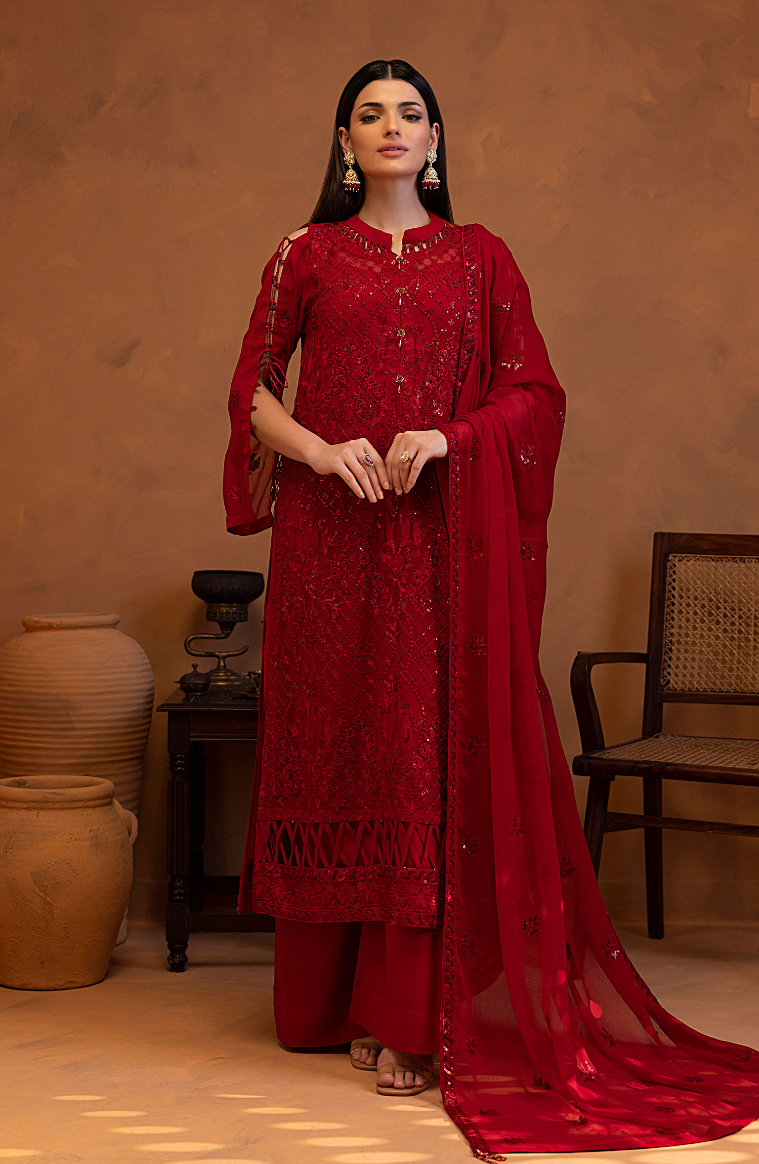 Shamooz Mehar Festive Unstitched Collection - SU-118 Ghazal