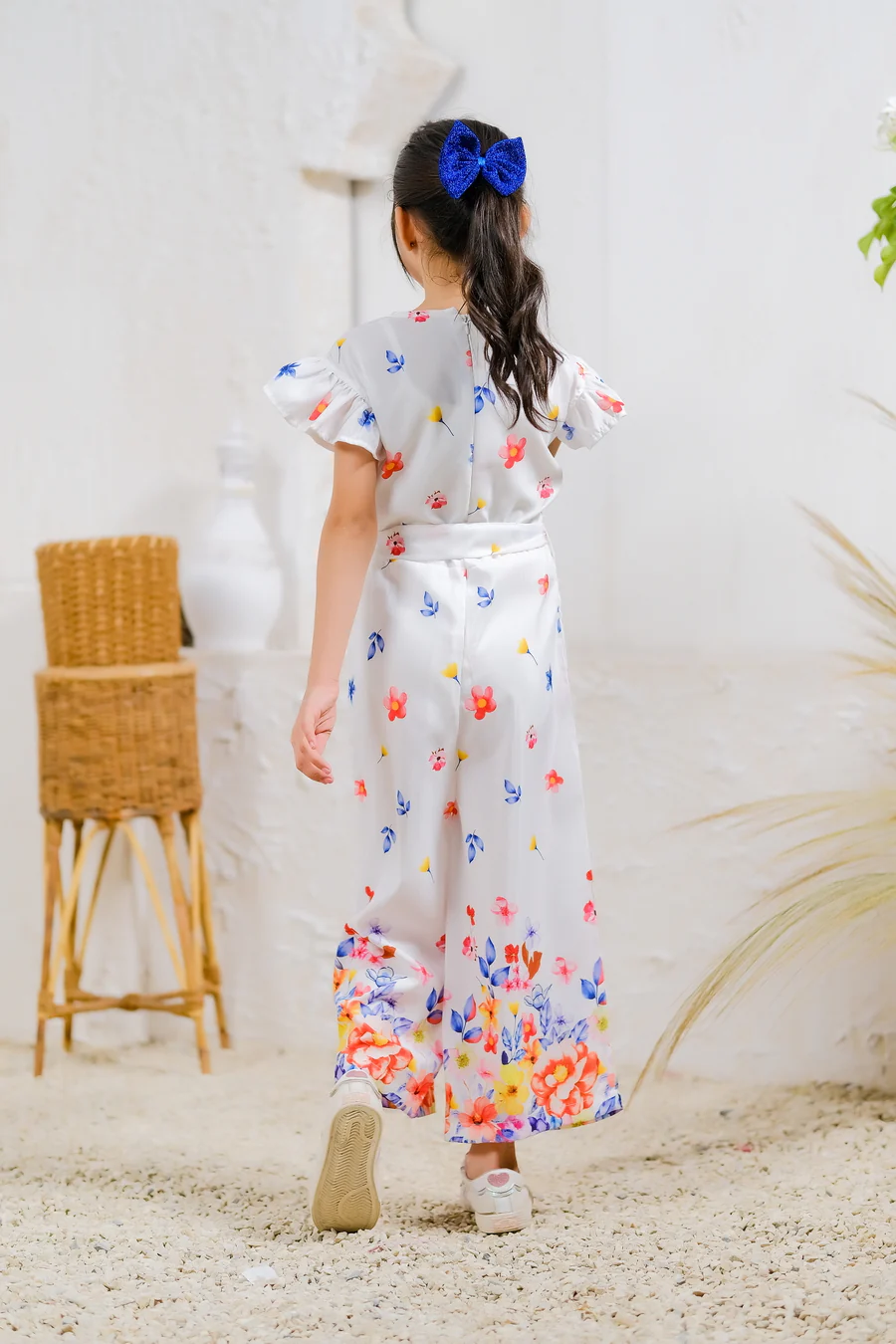 Kids 1 pc ready to wear - Summer Garden Jumpsuit