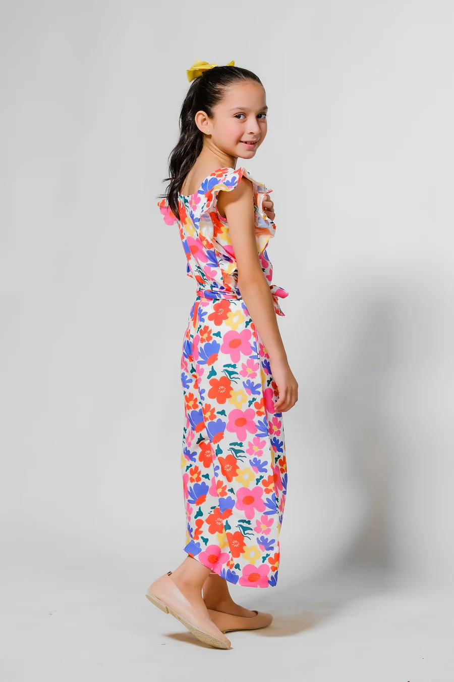 Kids 1 pc ready to wear - Sunny Blossoms Jumpsuit