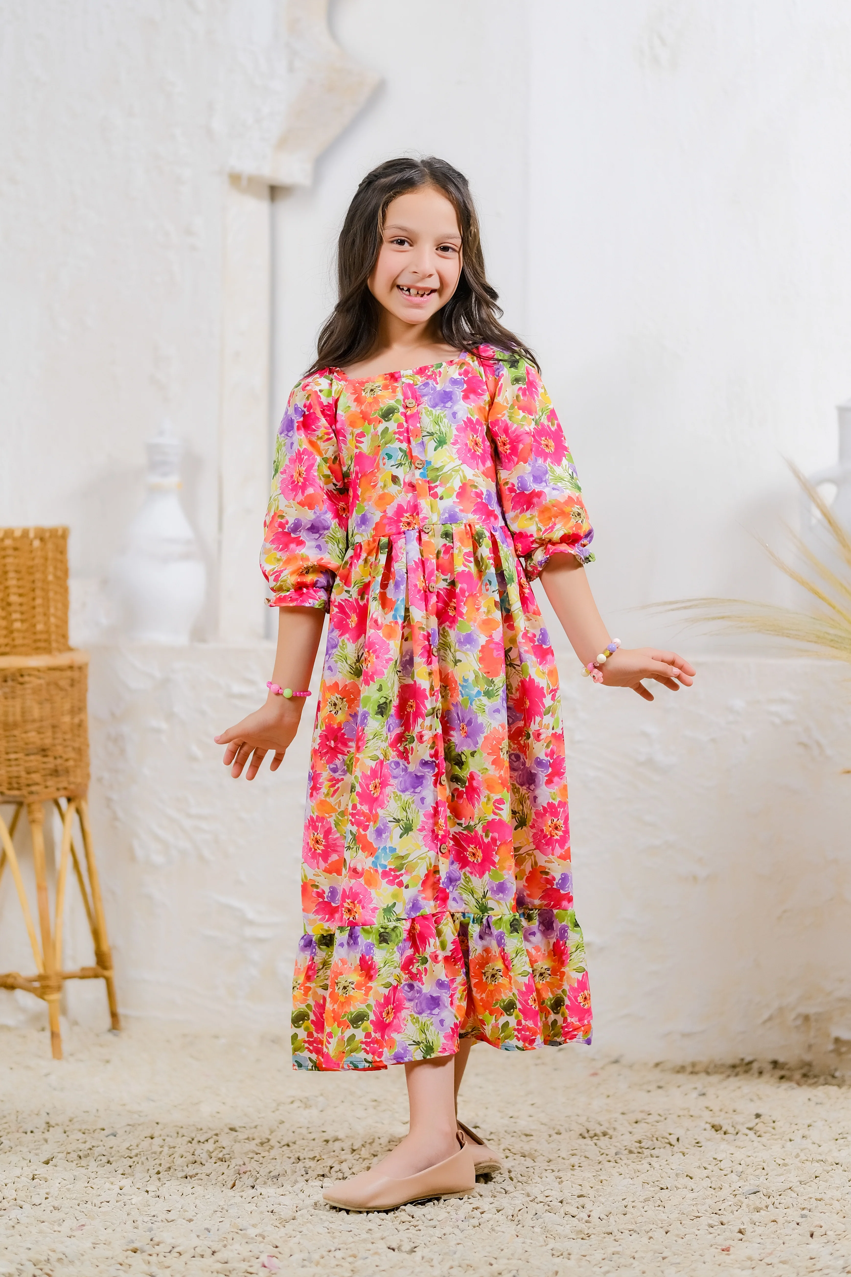 Kids 1 pc ready to wear - Sunshine Blooms