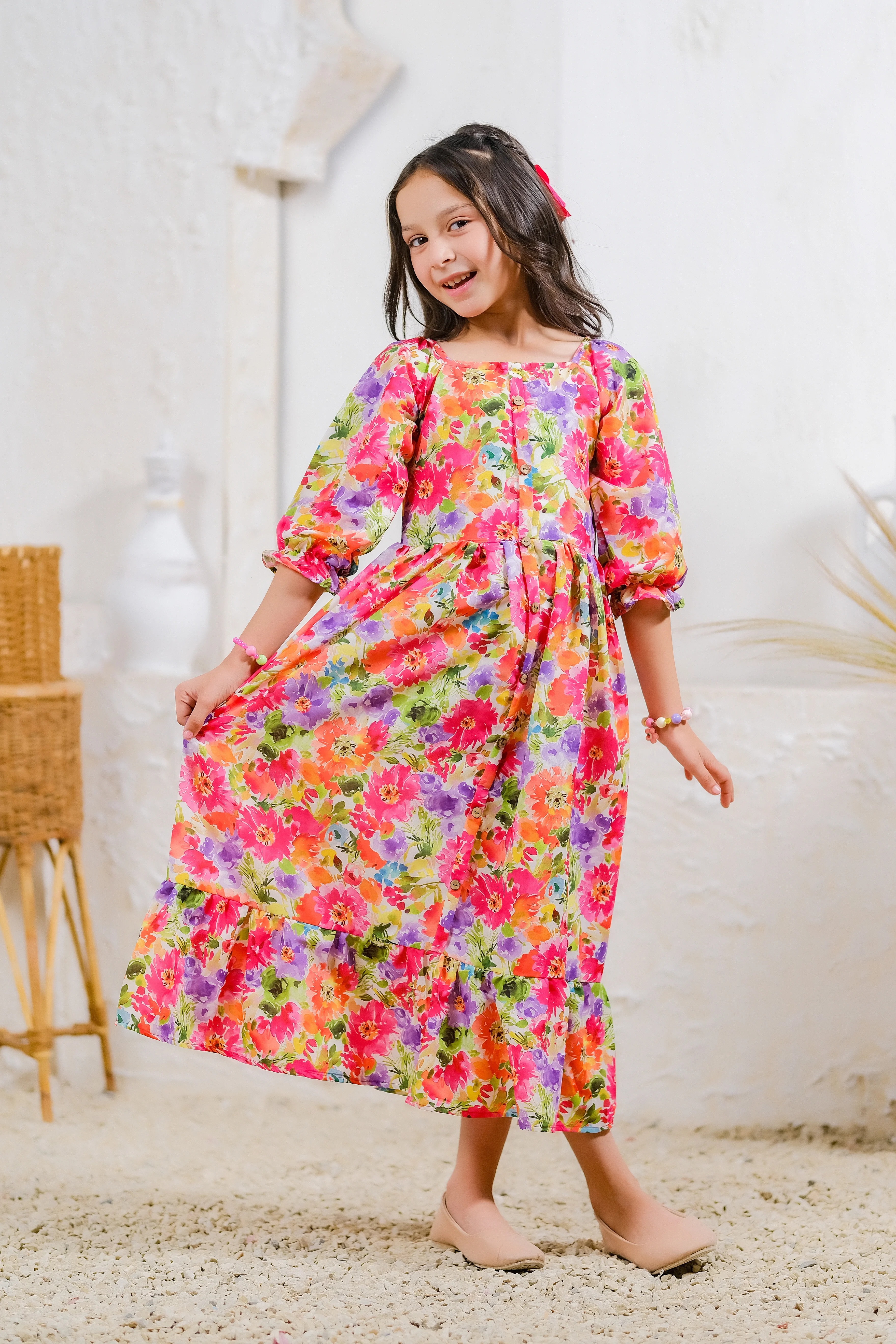 Kids 1 pc ready to wear - Sunshine Blooms